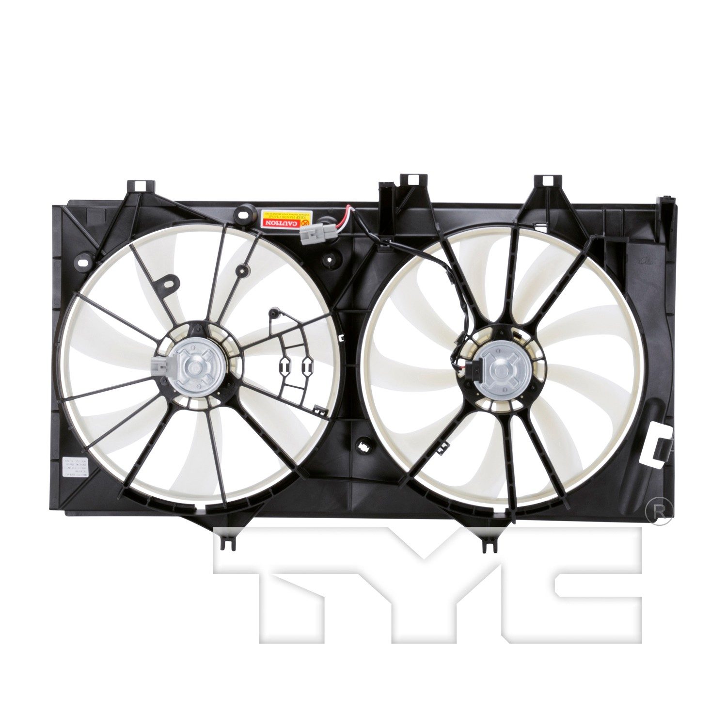 TYC Dual Radiator and Condenser Fan Assembly — image 2