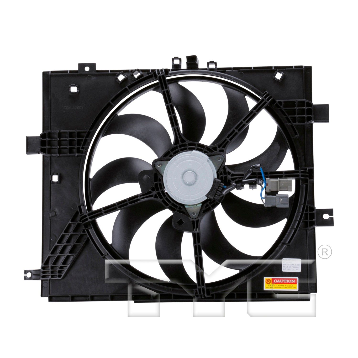 TYC Dual Radiator and Condenser Fan Assembly — image 2