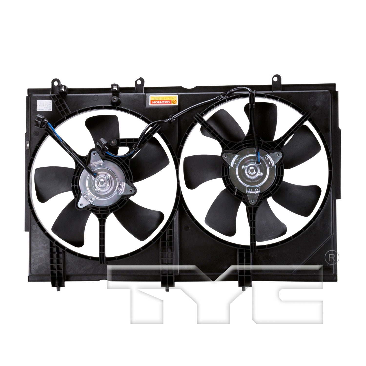 TYC Dual Radiator and Condenser Fan Assembly — image 2