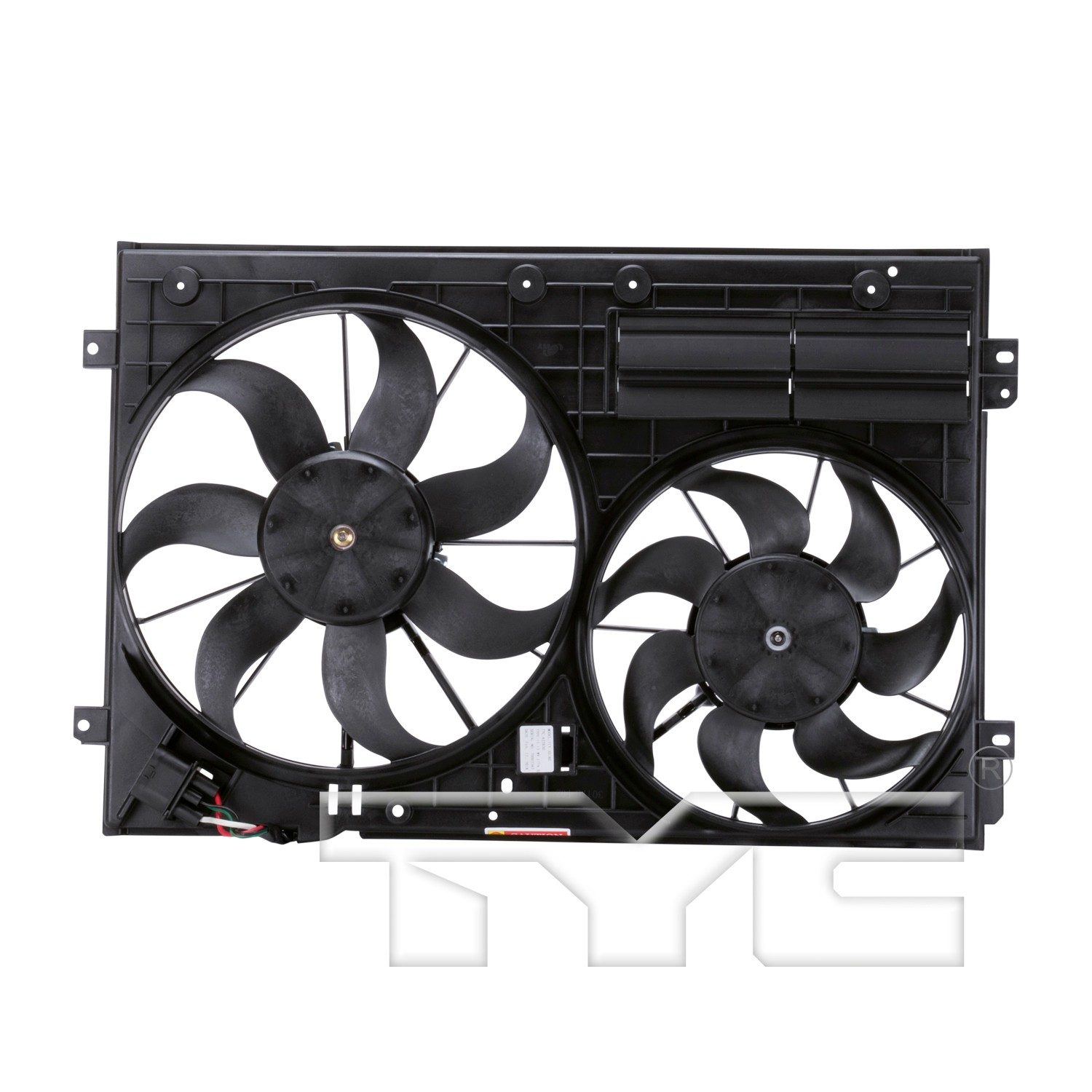 TYC Dual Radiator and Condenser Fan Assembly — image 2