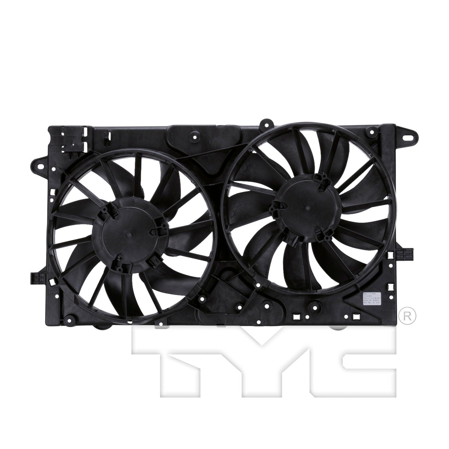 TYC Dual Radiator and Condenser Fan Assembly — image 2