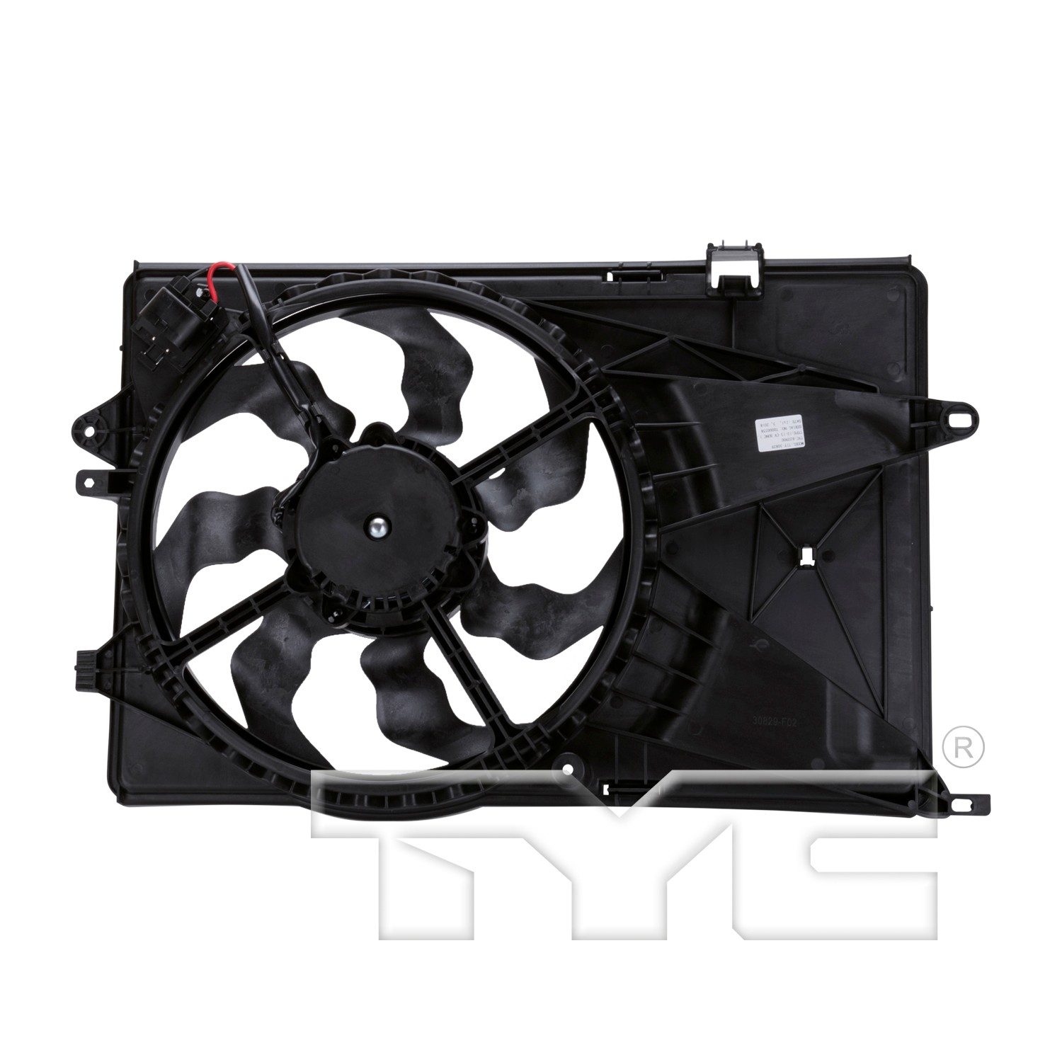 TYC Dual Radiator and Condenser Fan Assembly — image 2