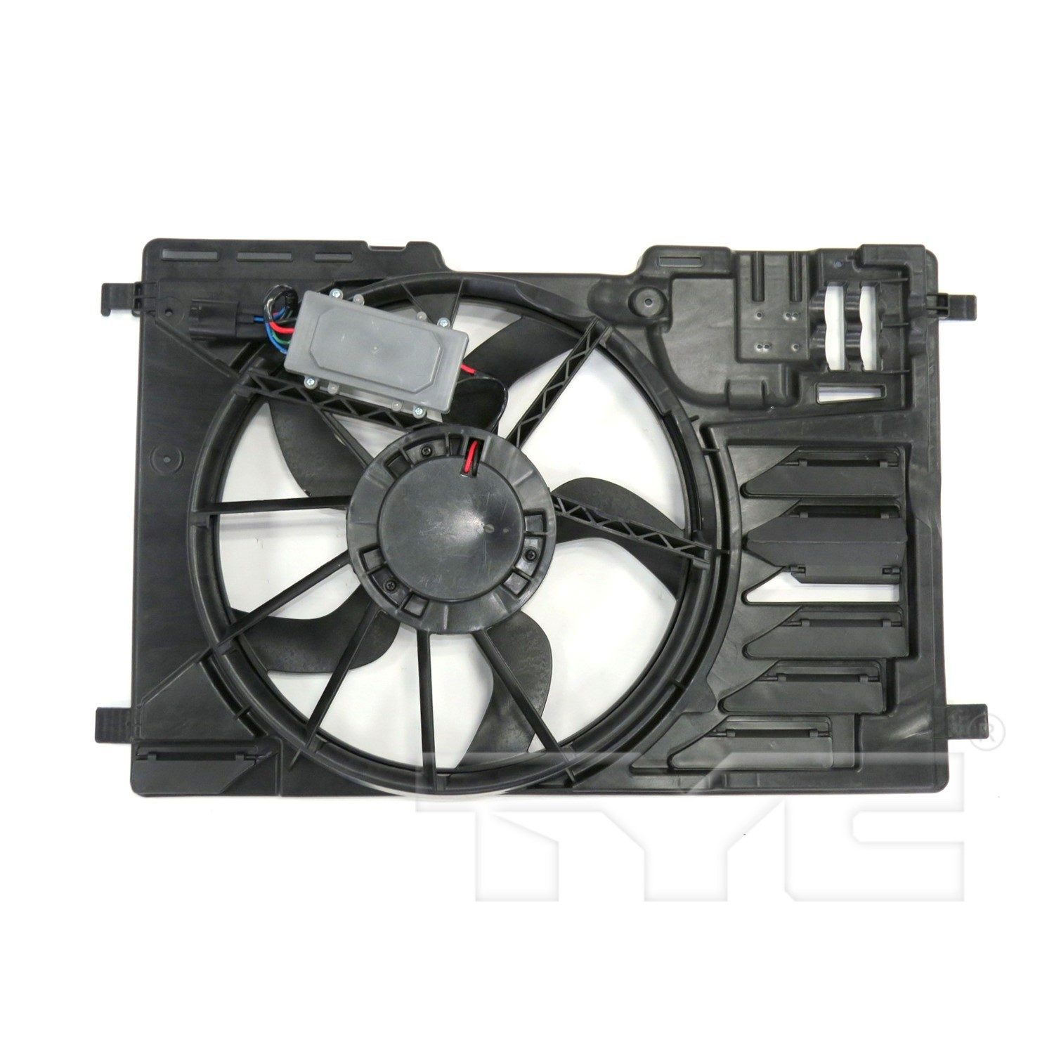 TYC Dual Radiator and Condenser Fan Assembly — image 2