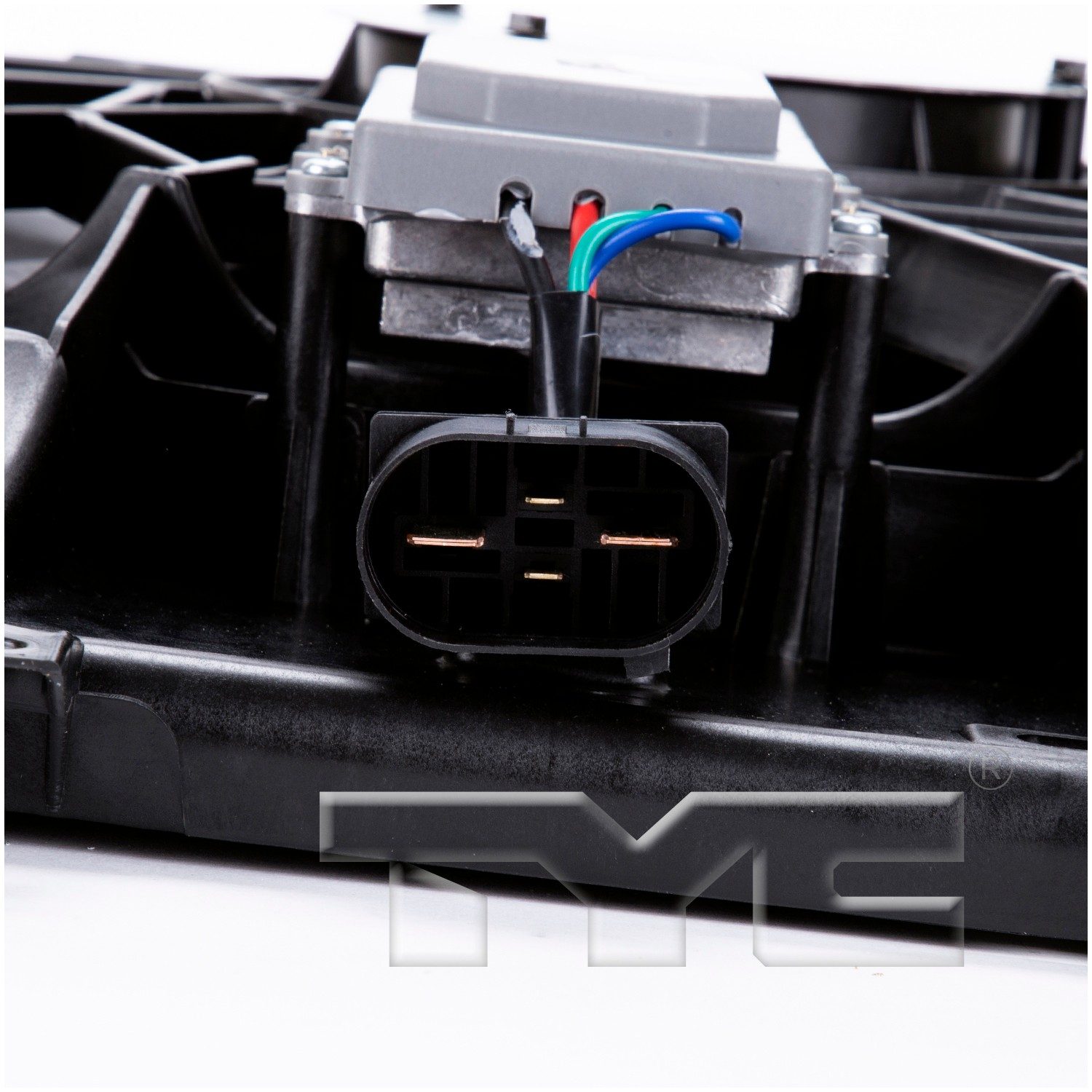 TYC Dual Radiator and Condenser Fan Assembly — image 3