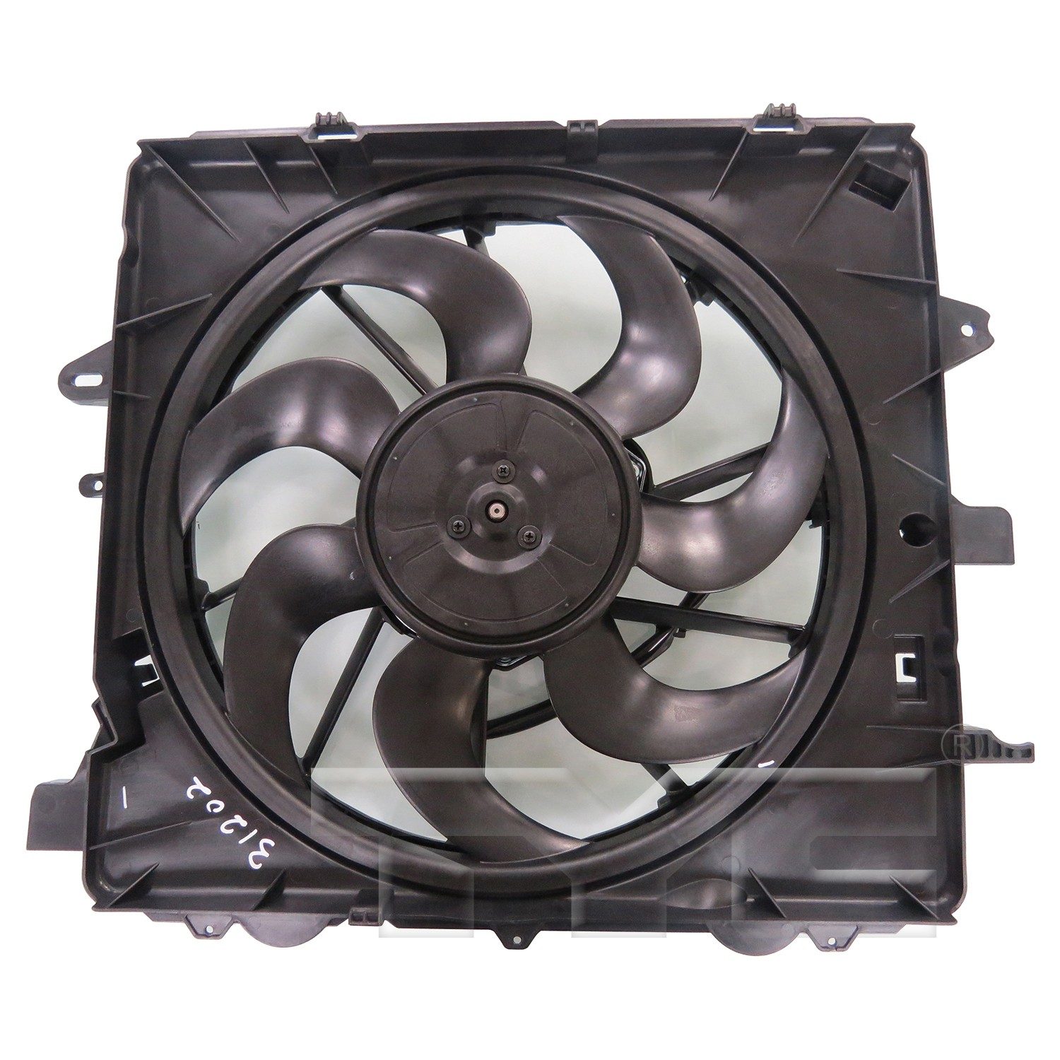 TYC Dual Radiator and Condenser Fan Assembly