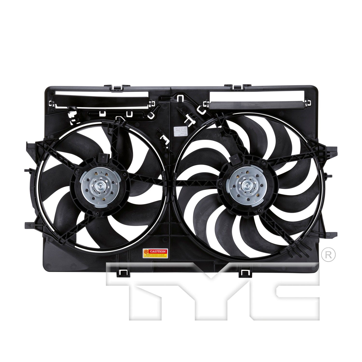 TYC Dual Radiator and Condenser Fan Assembly — image 2