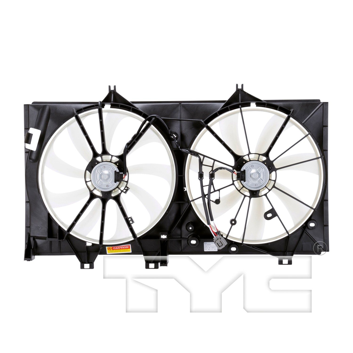 TYC Dual Radiator and Condenser Fan Assembly — image 2