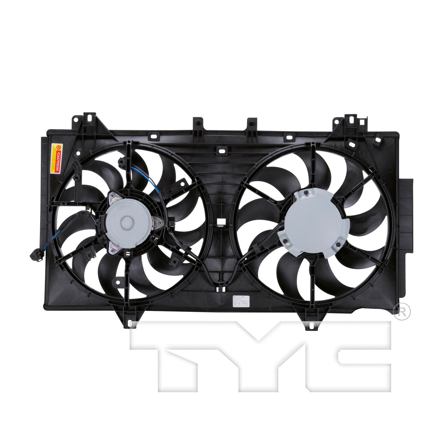 TYC Dual Radiator and Condenser Fan Assembly — image 2