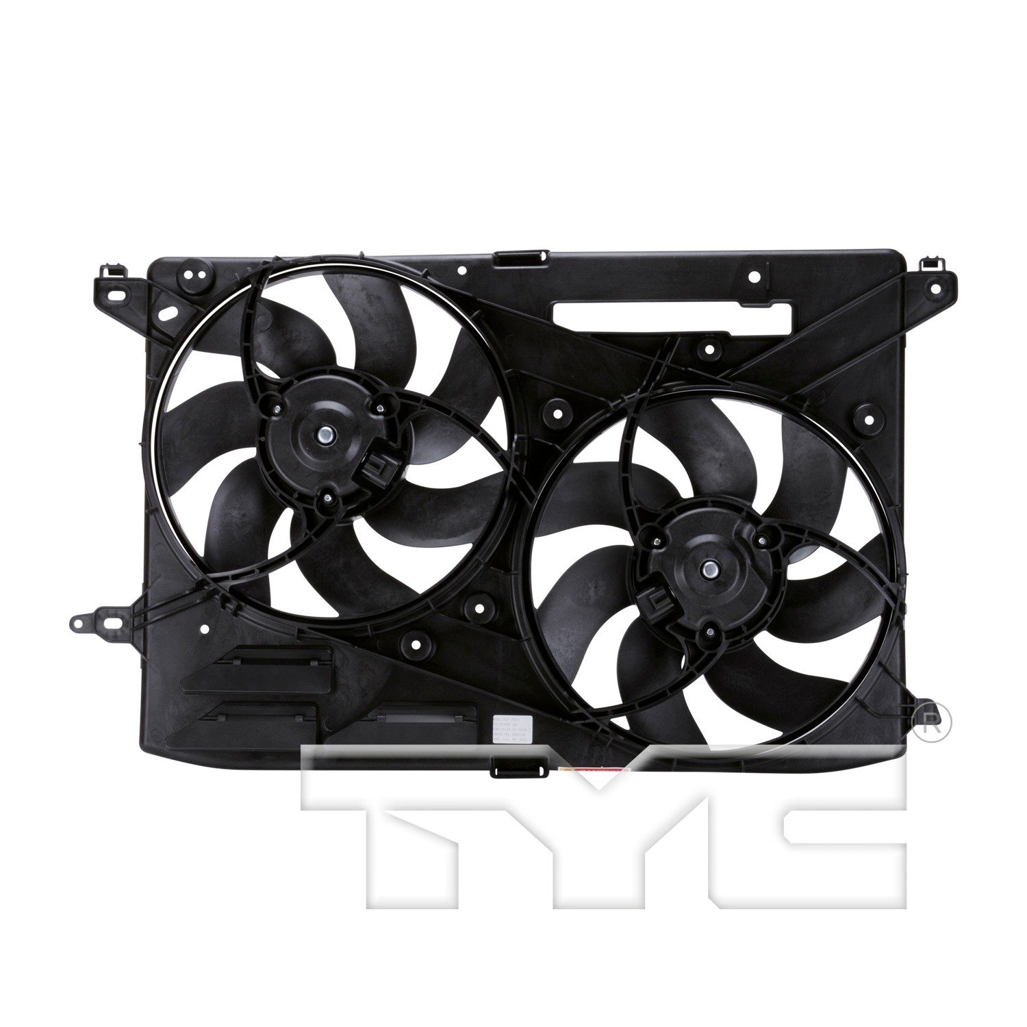 TYC Dual Radiator and Condenser Fan Assembly — image 2