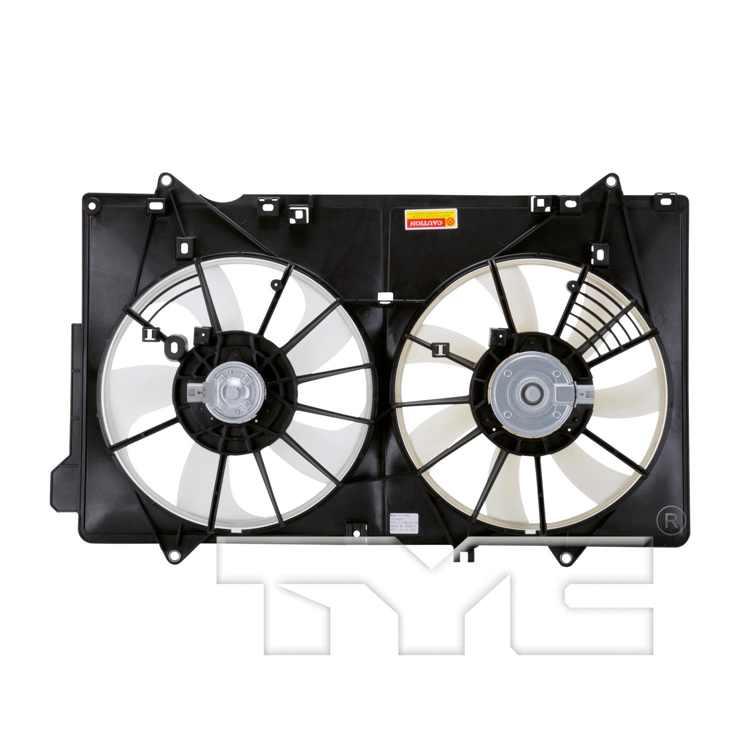 TYC Dual Radiator and Condenser Fan Assembly — image 2