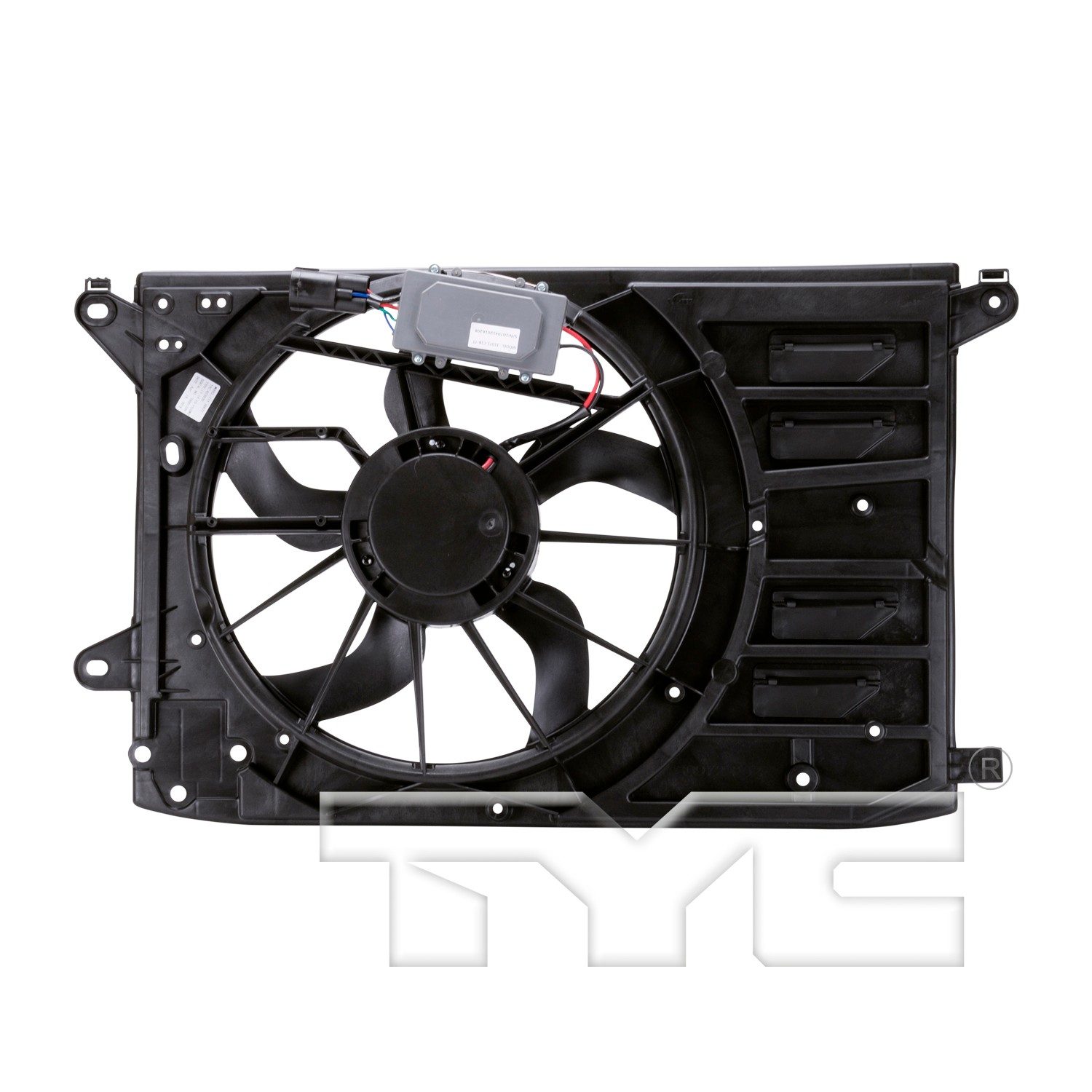 TYC Dual Radiator and Condenser Fan Assembly — image 2