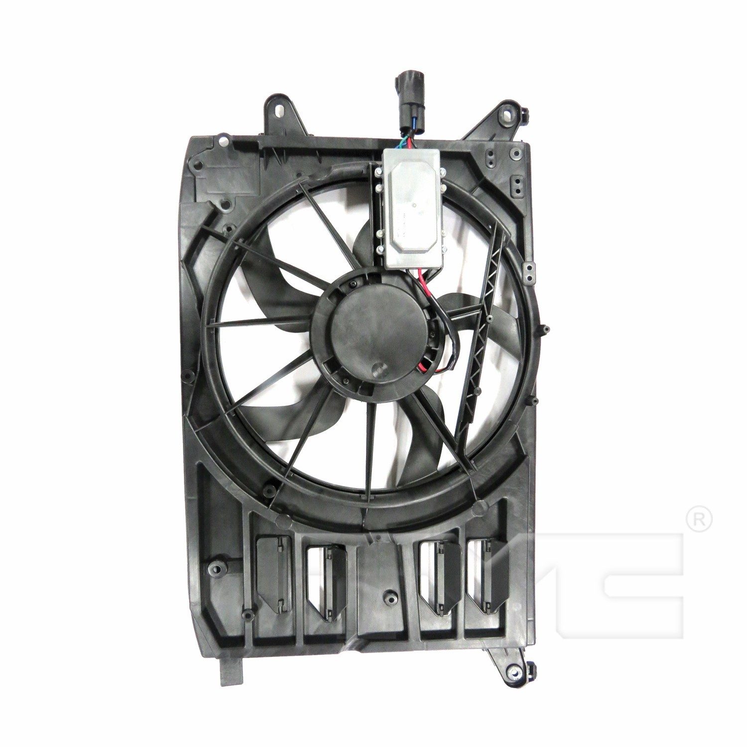 TYC Dual Radiator and Condenser Fan Assembly — image 2