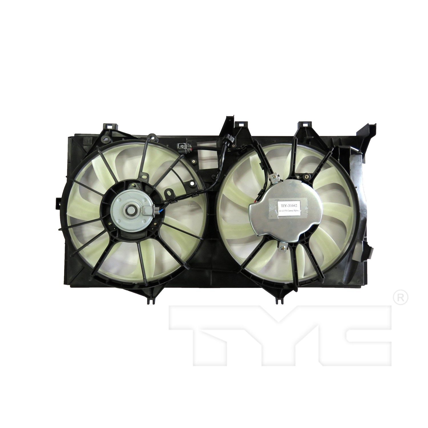 TYC Dual Radiator and Condenser Fan Assembly — image 2