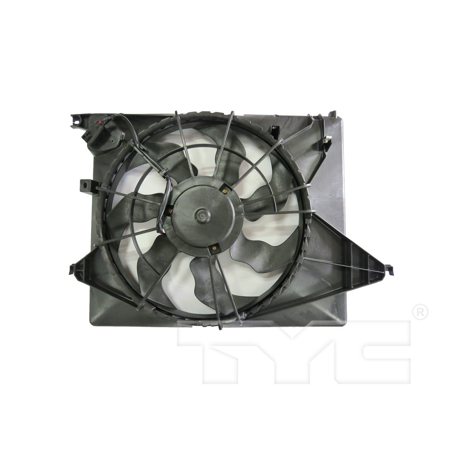 TYC Dual Radiator and Condenser Fan Assembly — image 2