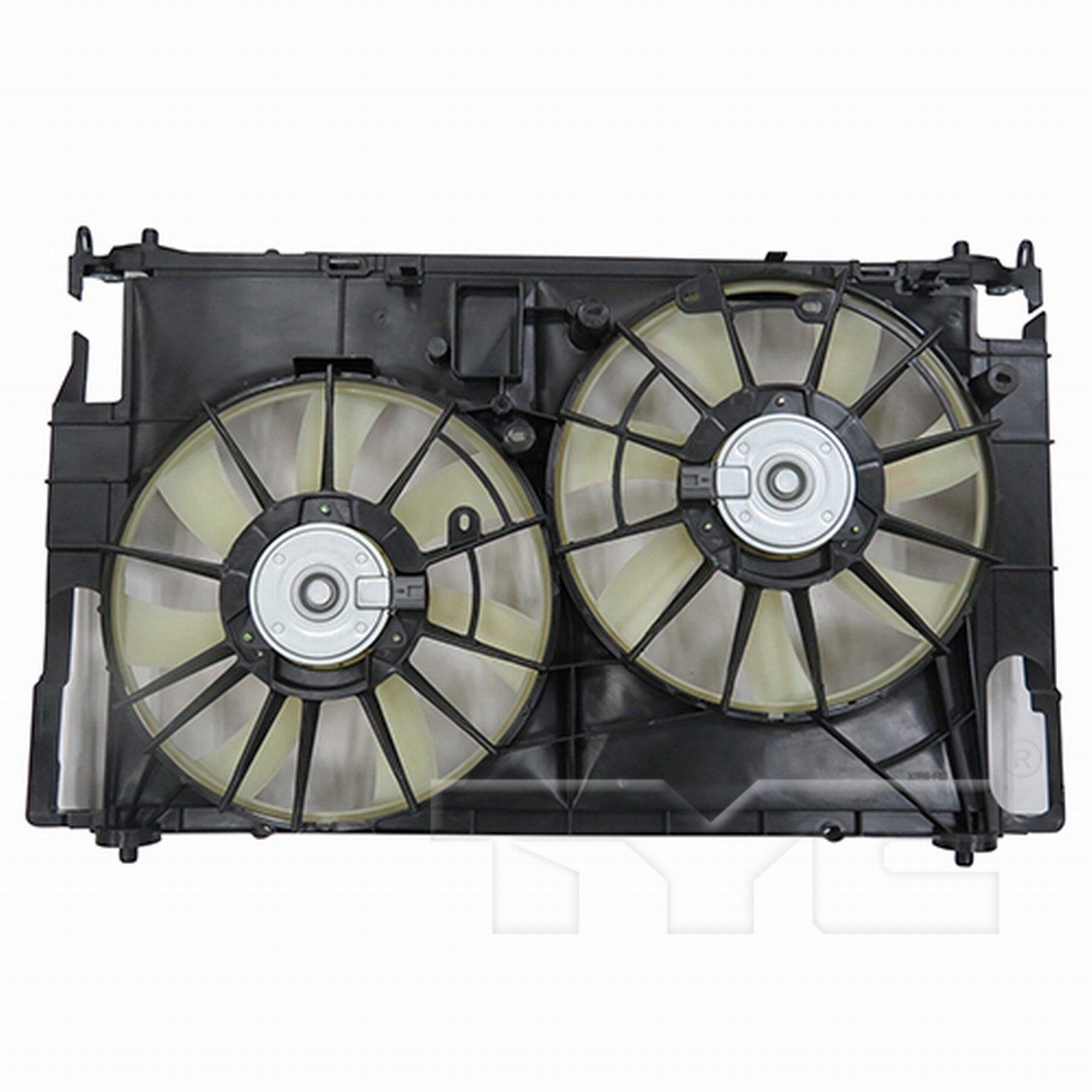 TYC Dual Radiator and Condenser Fan Assembly — image 2