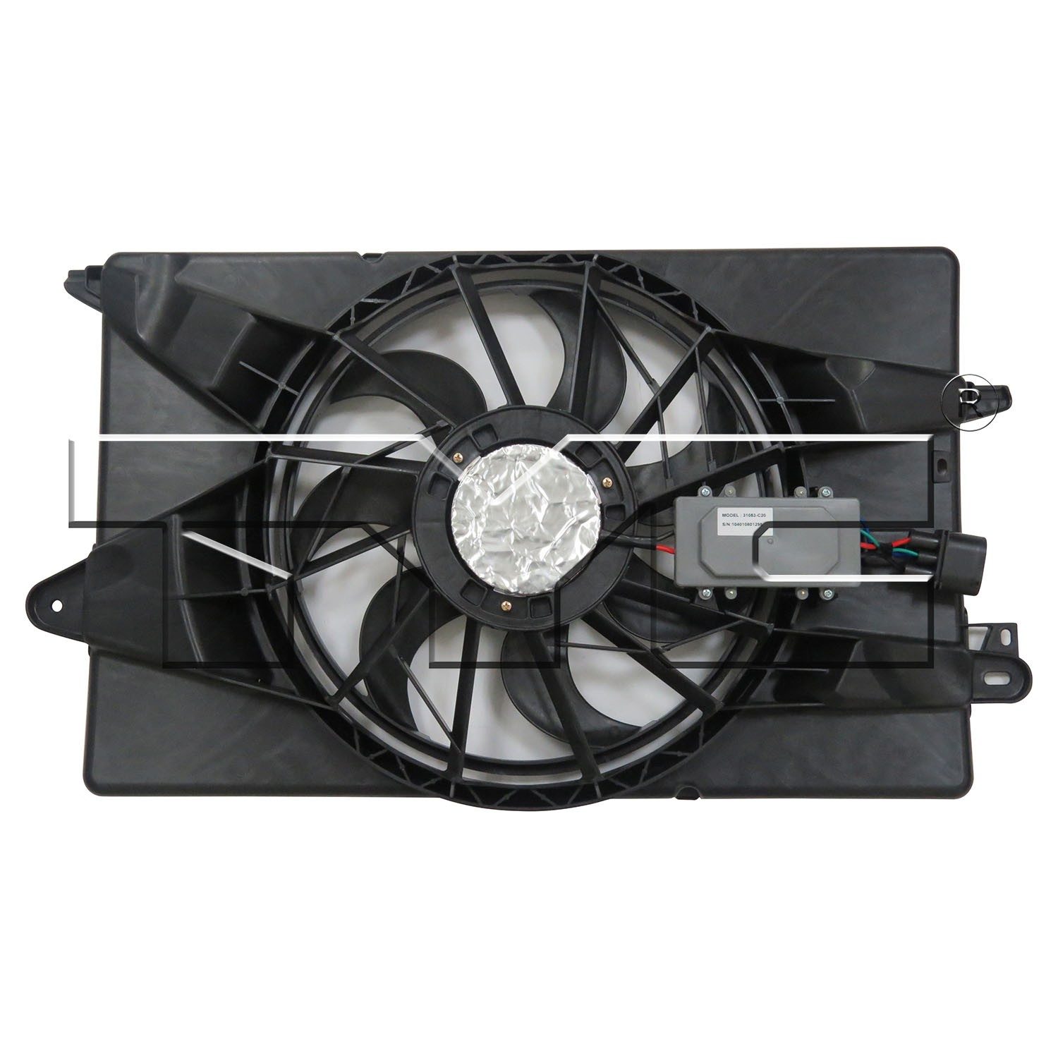 TYC Dual Radiator and Condenser Fan Assembly — image 2