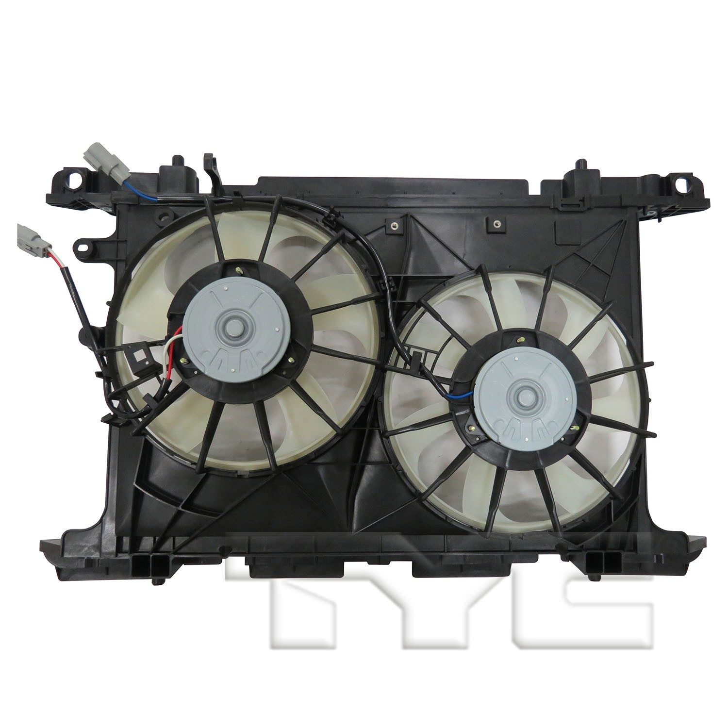 TYC Dual Radiator and Condenser Fan Assembly — image 2