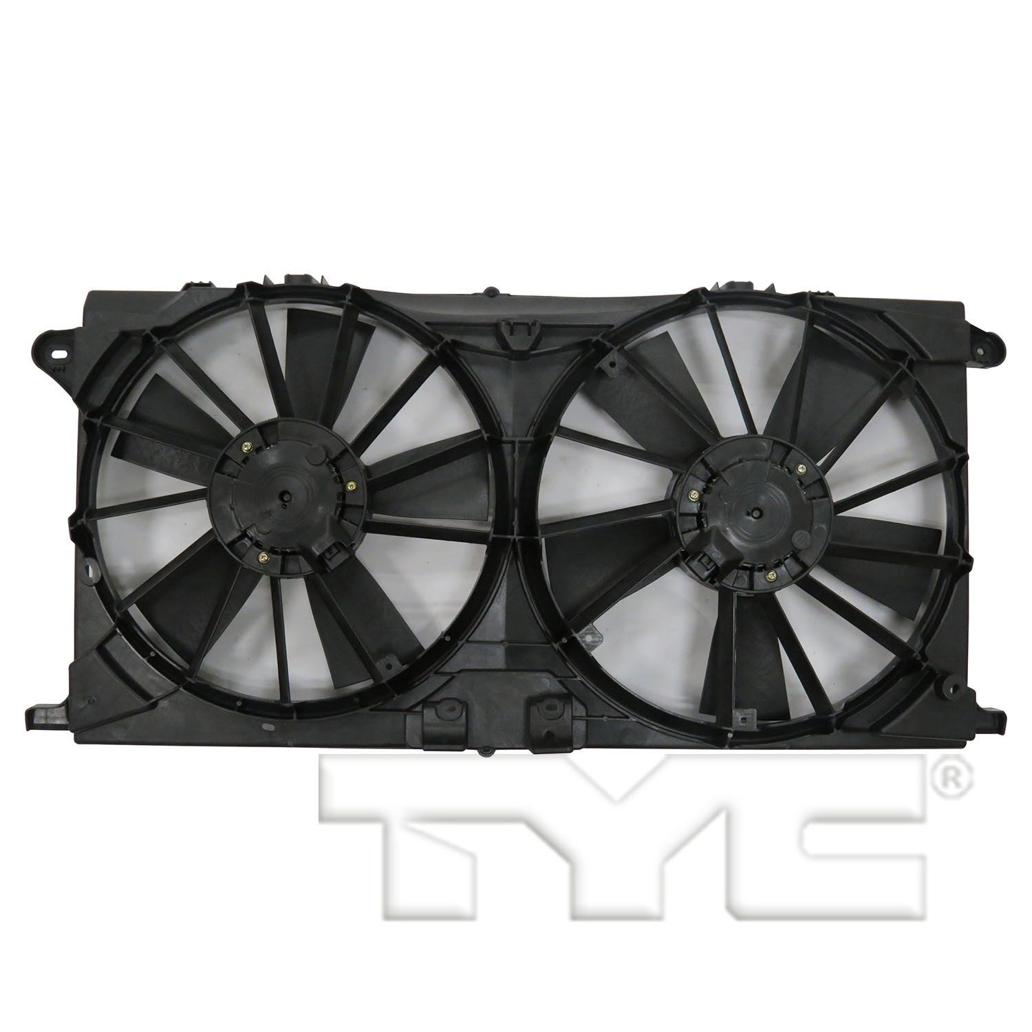 TYC Dual Radiator and Condenser Fan Assembly — image 2