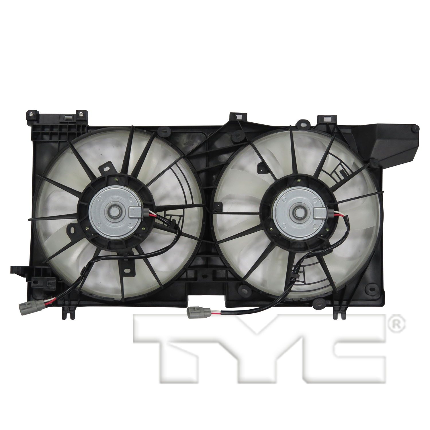TYC Dual Radiator and Condenser Fan Assembly — image 2