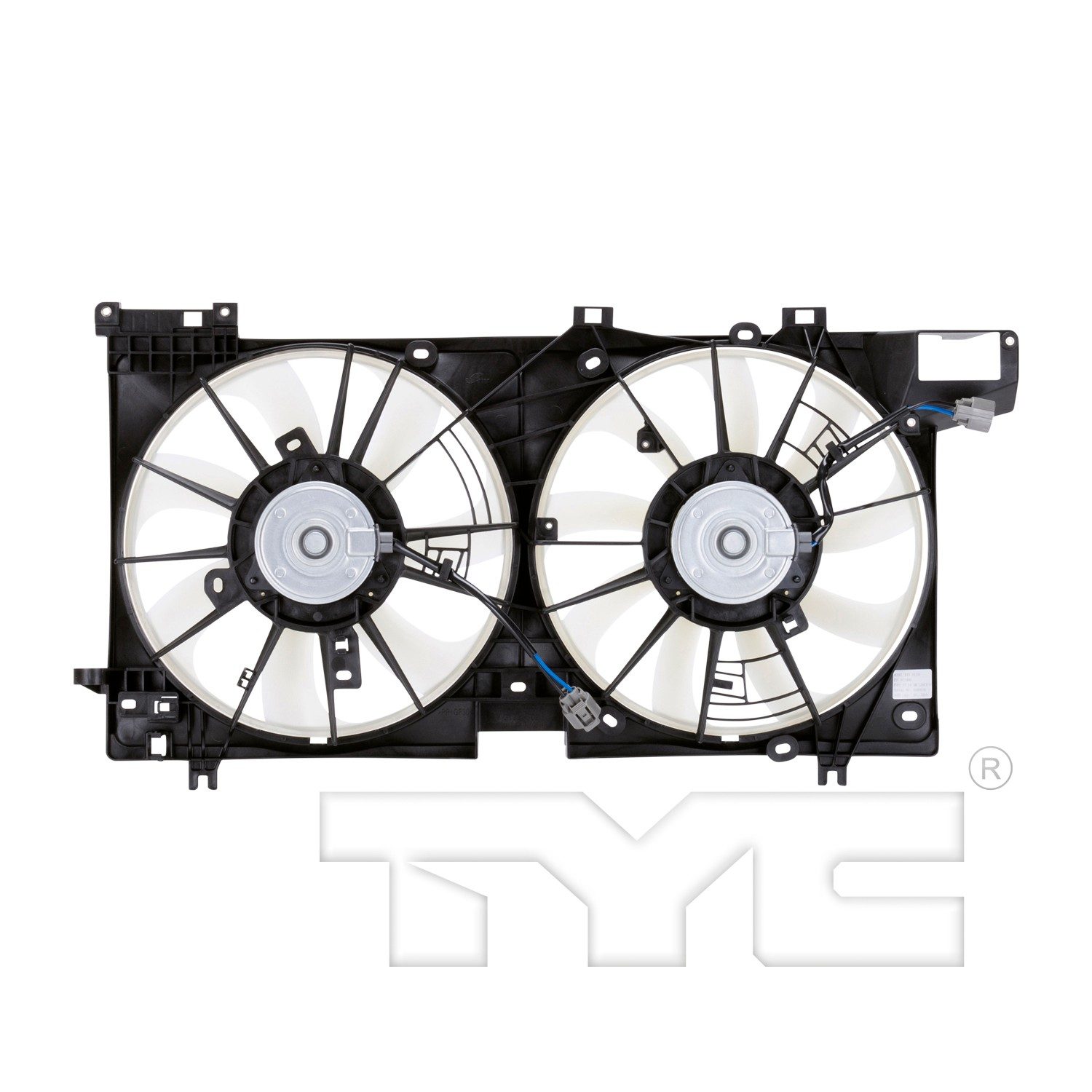 TYC Dual Radiator and Condenser Fan Assembly — image 2