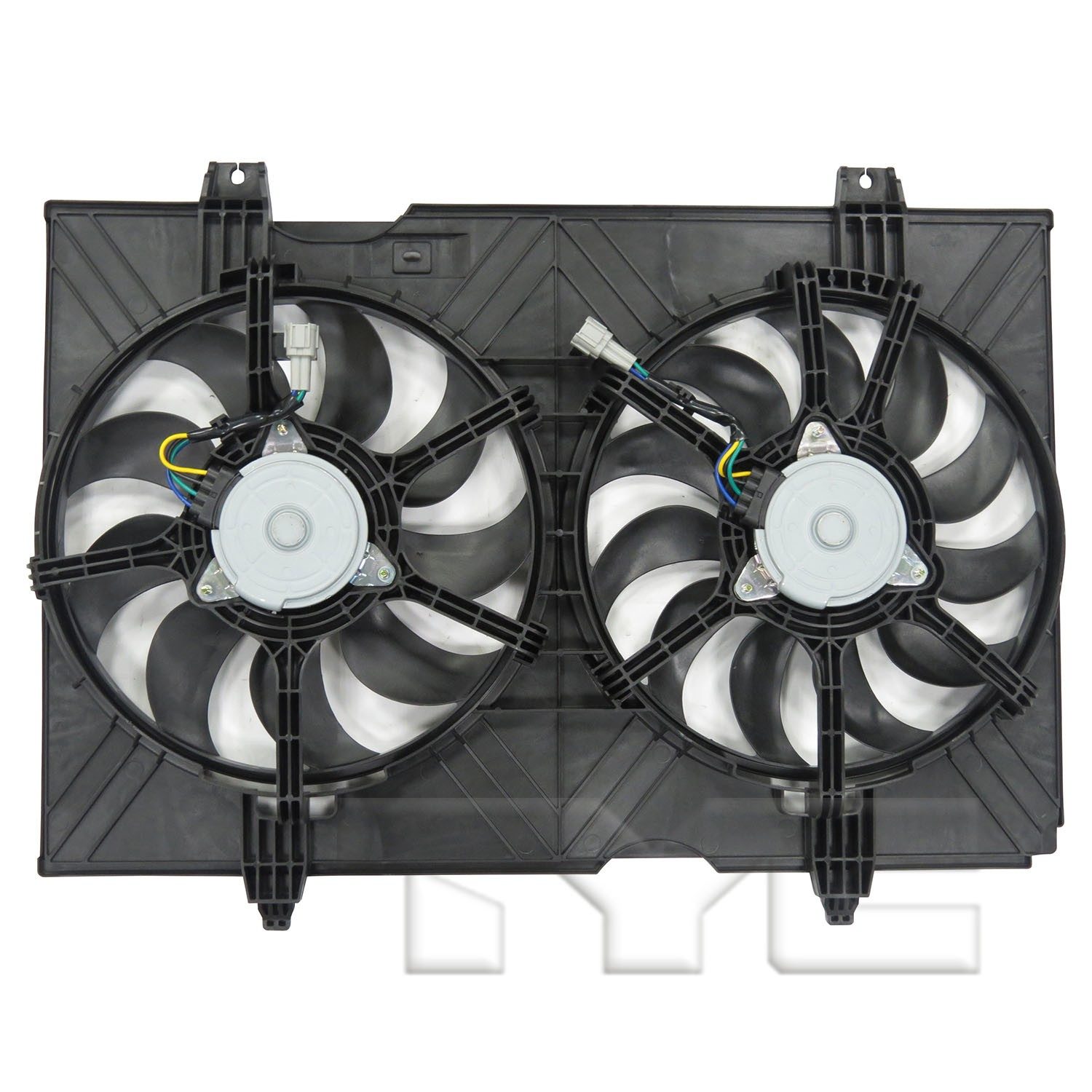 TYC Dual Radiator and Condenser Fan Assembly — image 2