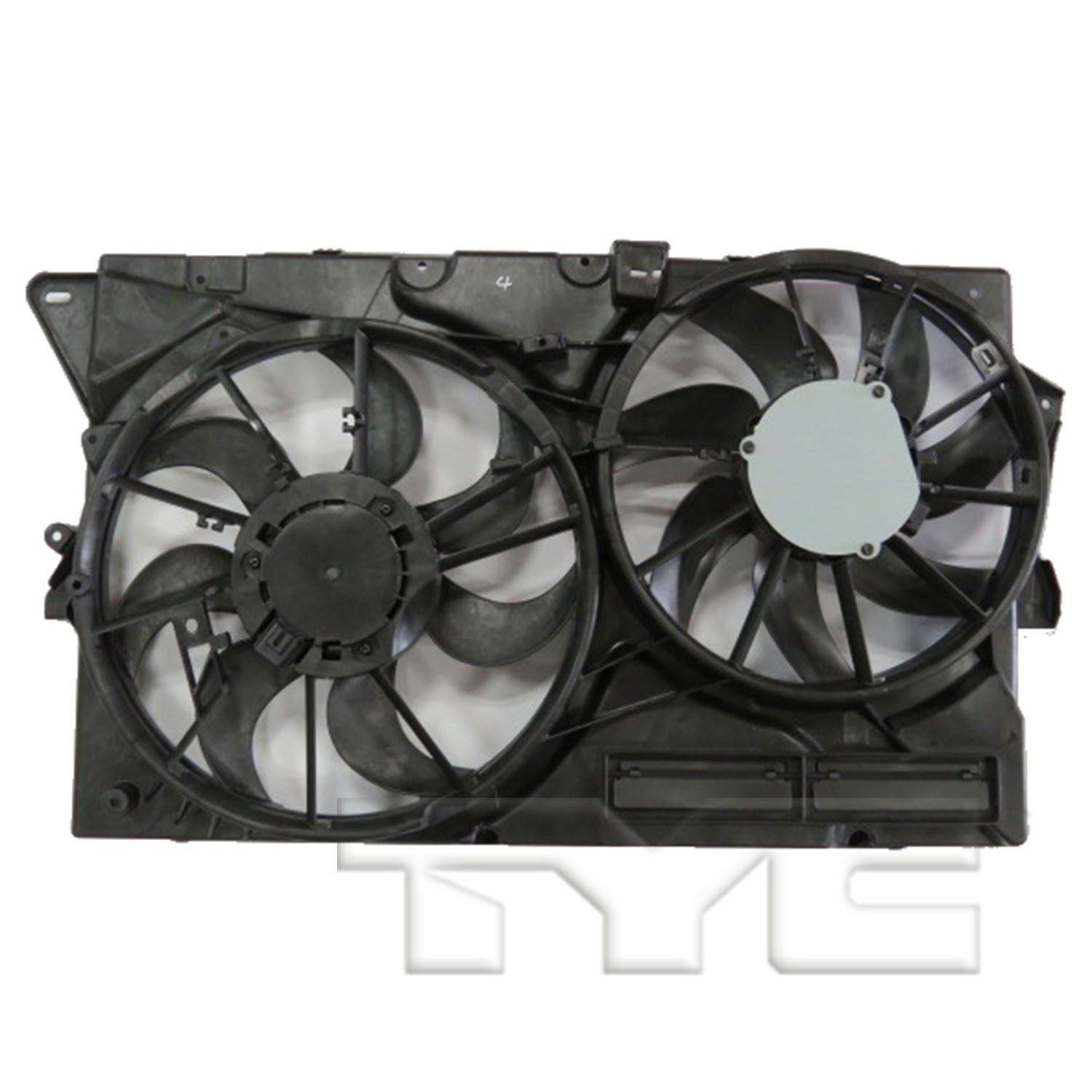 TYC Dual Radiator and Condenser Fan Assembly — image 2