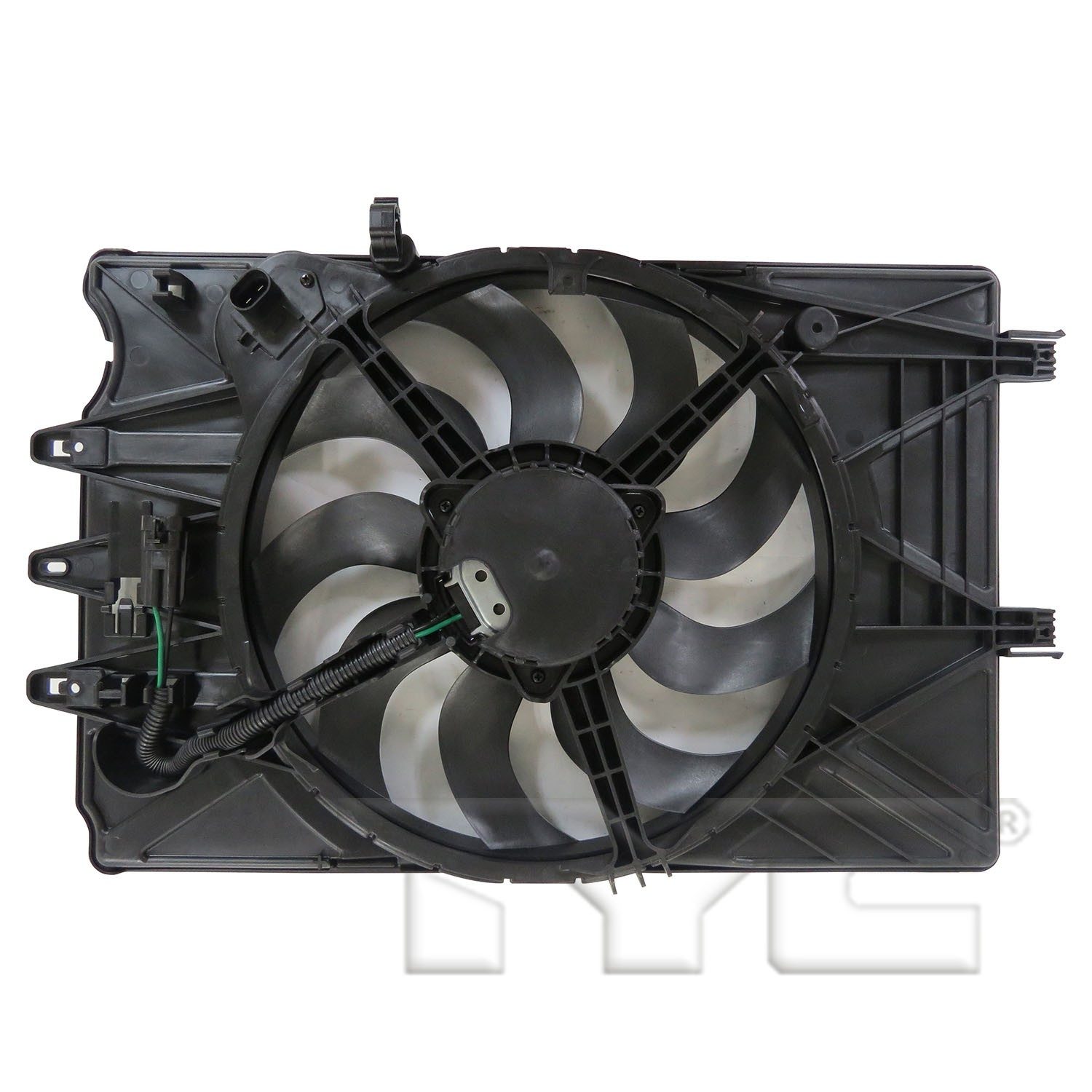 TYC Dual Radiator and Condenser Fan Assembly — image 2