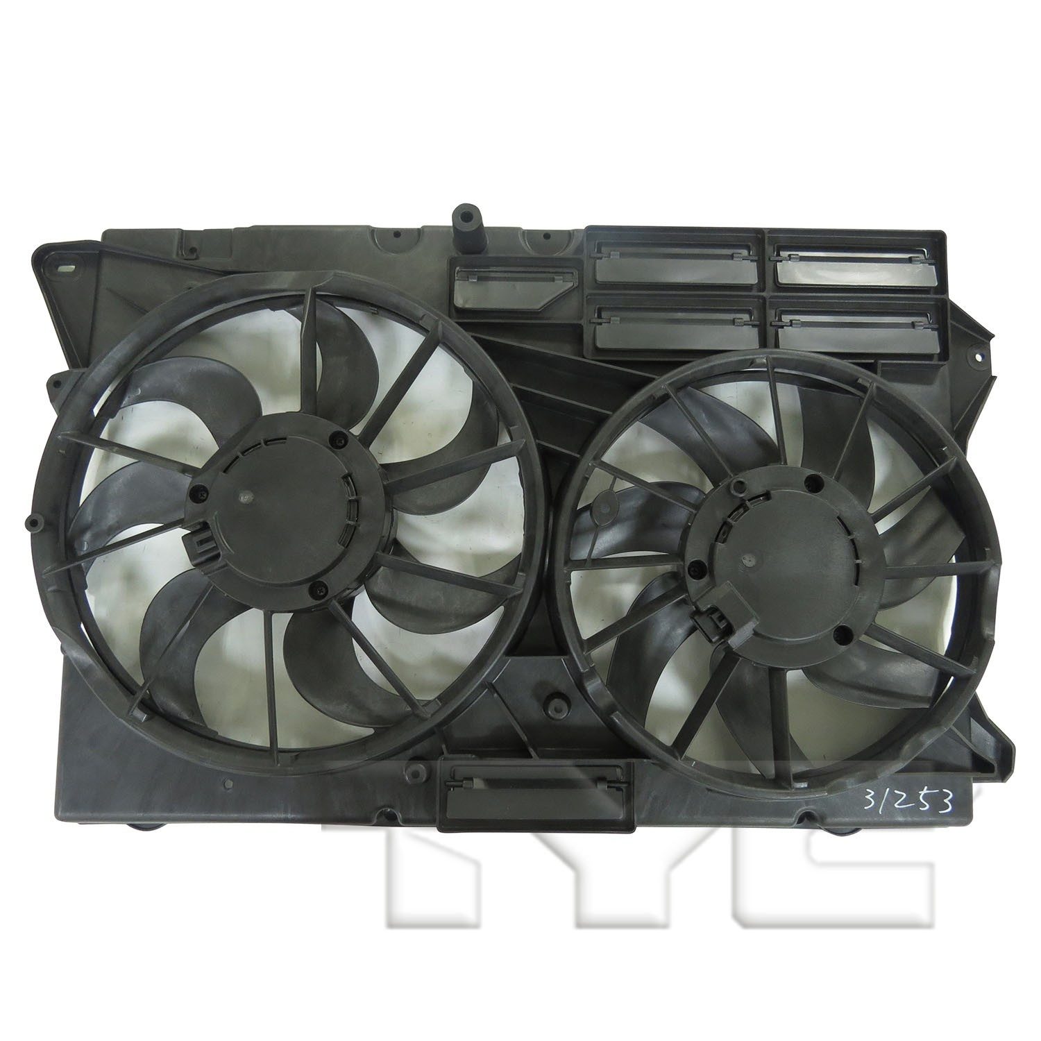 TYC Dual Radiator and Condenser Fan Assembly — image 2