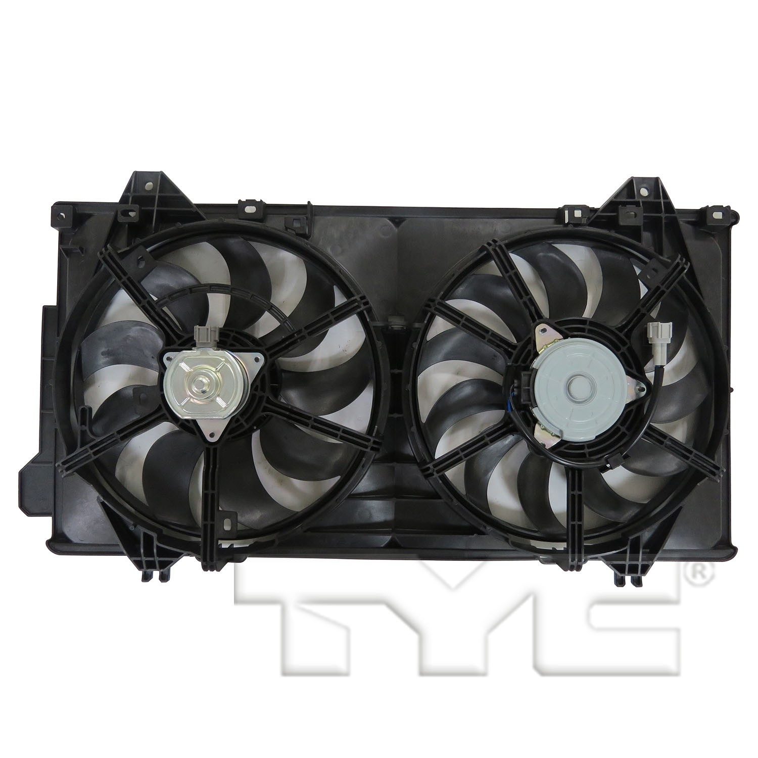 TYC Dual Radiator and Condenser Fan Assembly — image 2