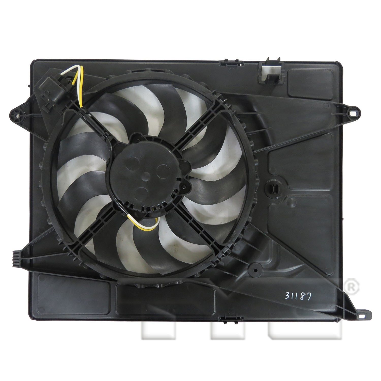 TYC Dual Radiator and Condenser Fan Assembly — image 2