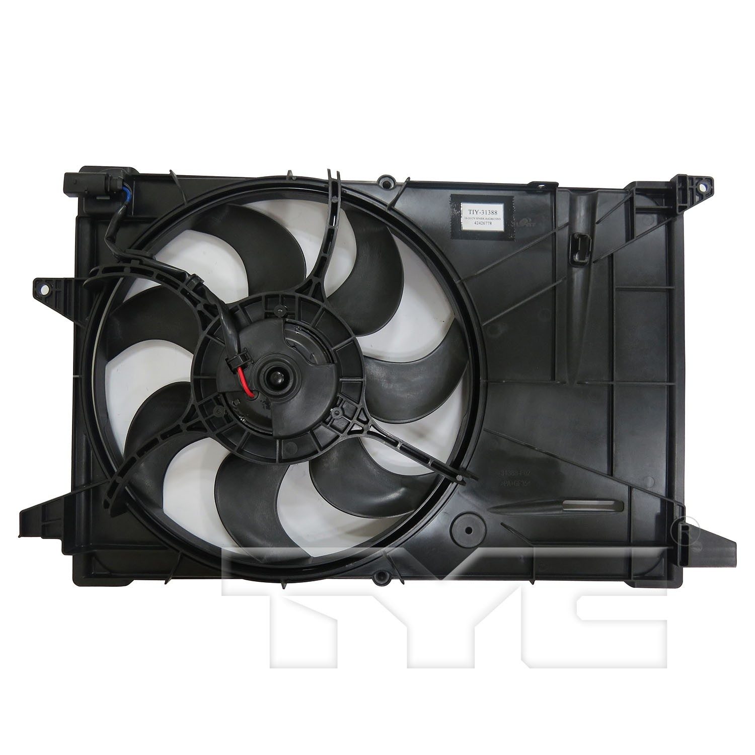 TYC Dual Radiator and Condenser Fan Assembly — image 2