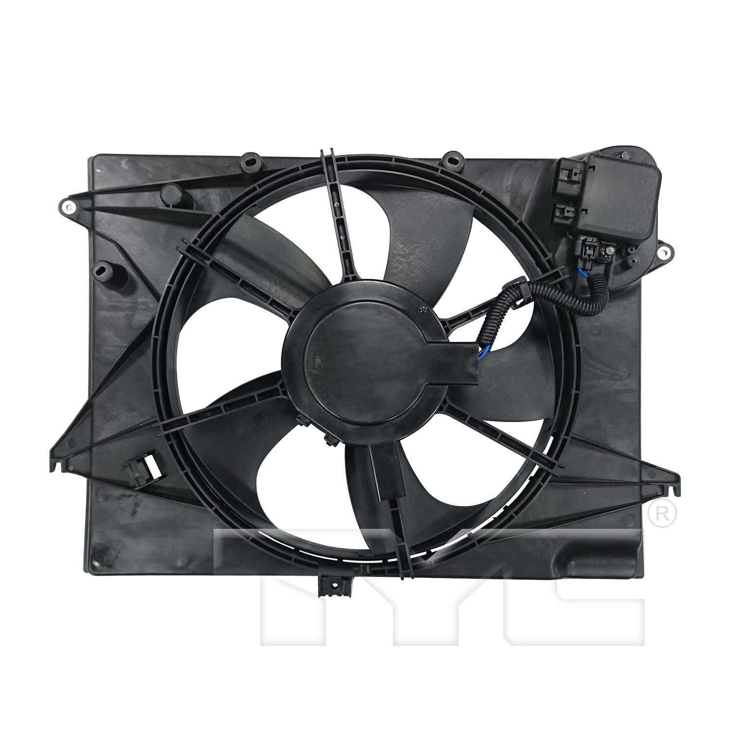 TYC Dual Radiator and Condenser Fan Assembly — image 2