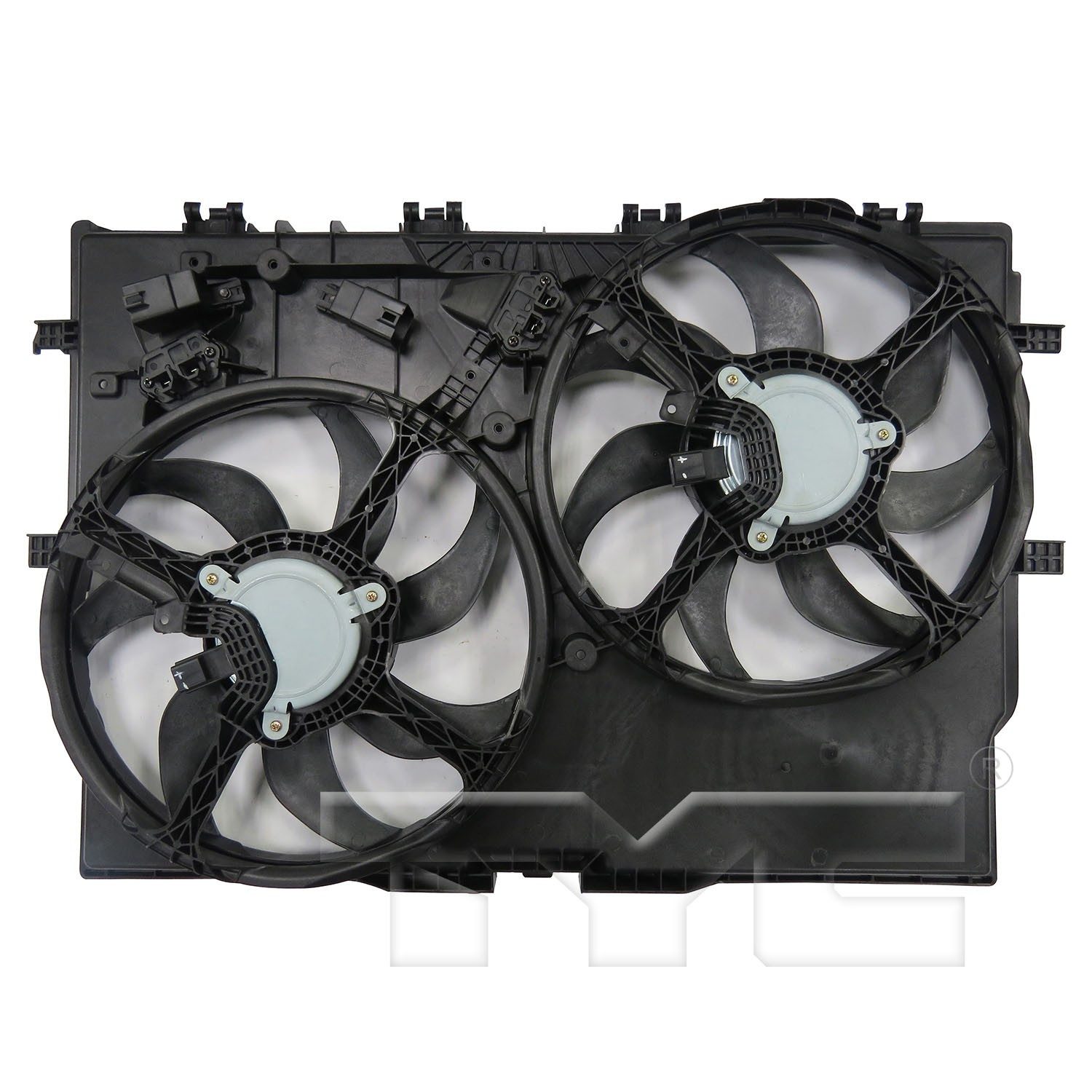 TYC Dual Radiator and Condenser Fan Assembly — image 2