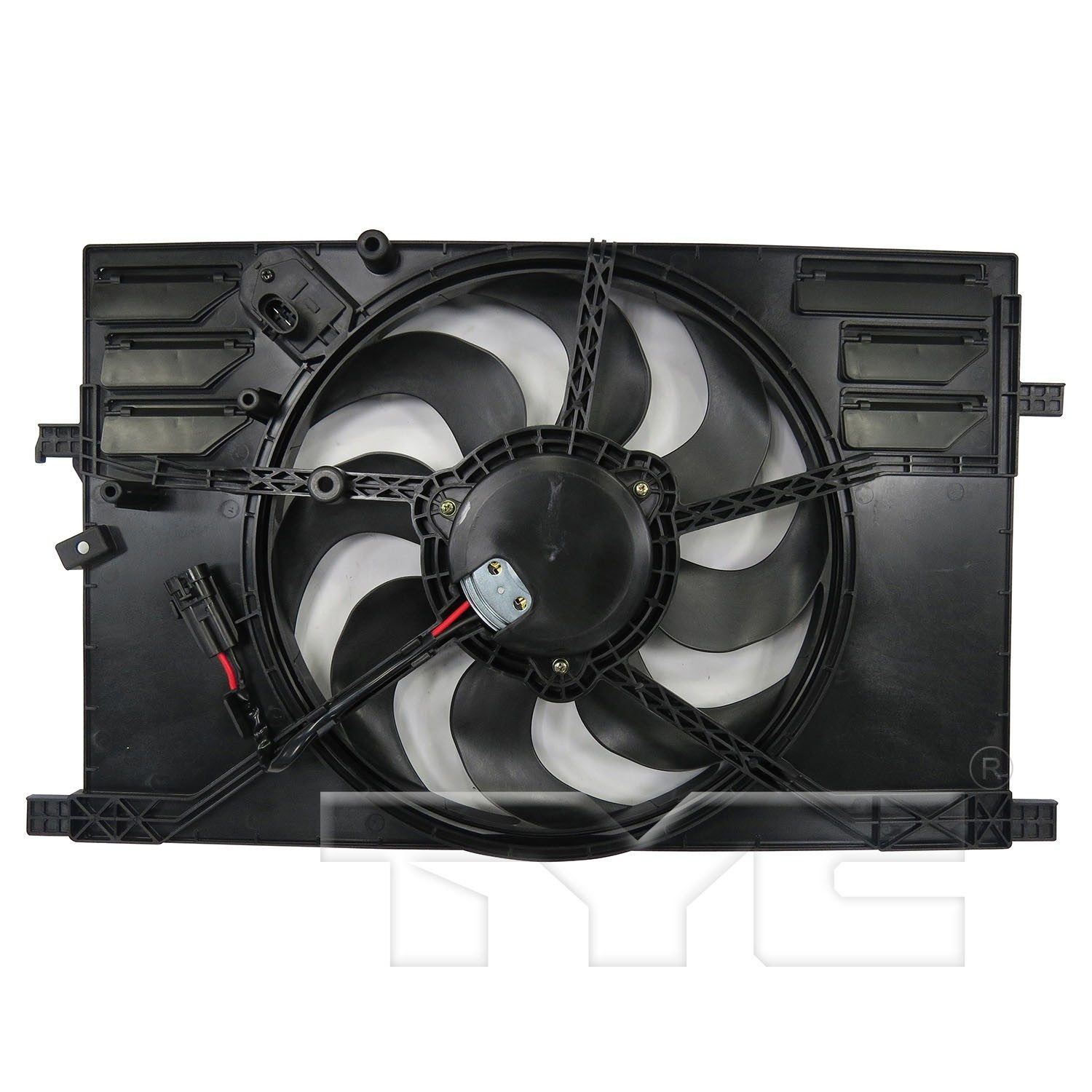 TYC Dual Radiator and Condenser Fan Assembly — image 2