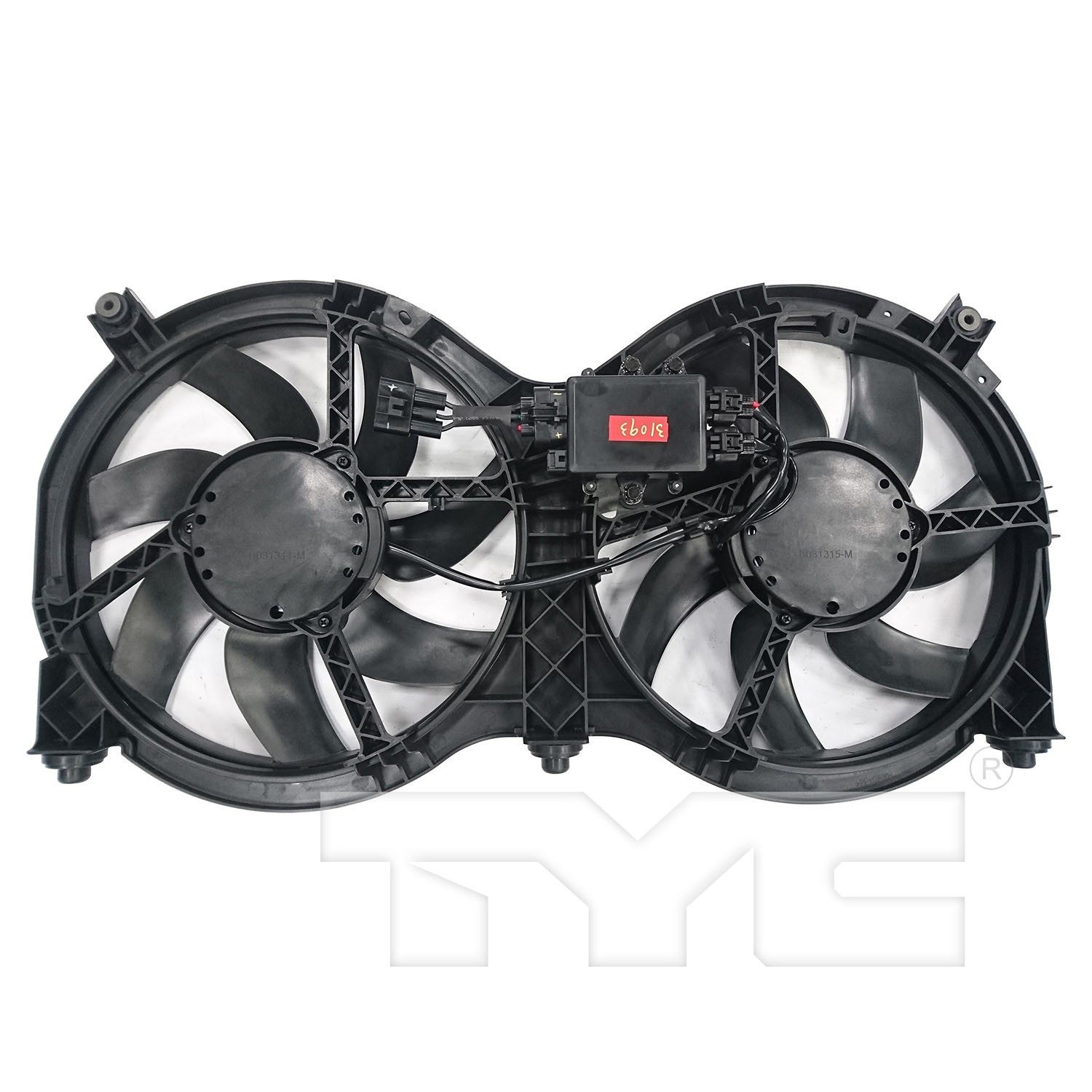 TYC Dual Radiator and Condenser Fan Assembly — image 2