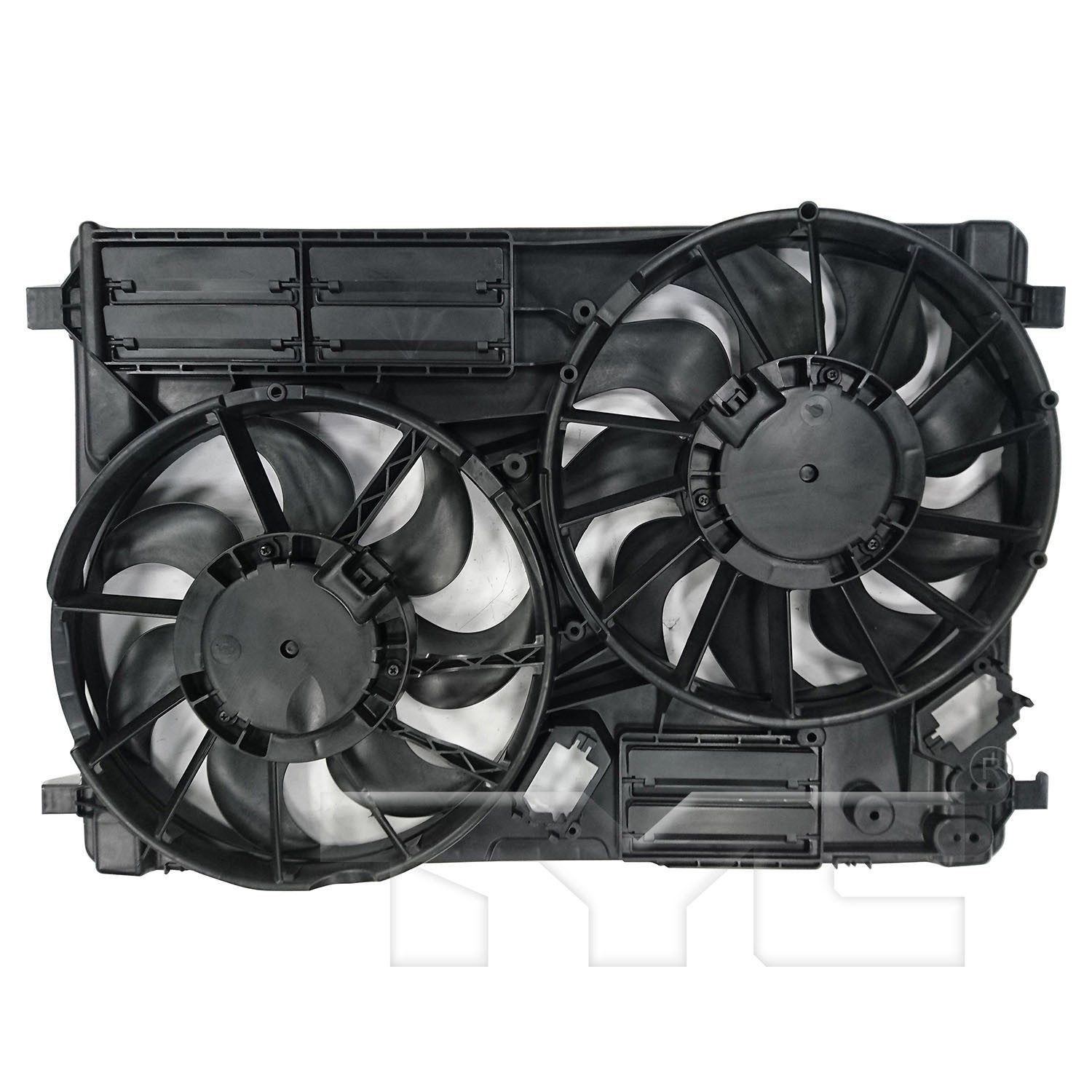 TYC Dual Radiator and Condenser Fan Assembly — image 2
