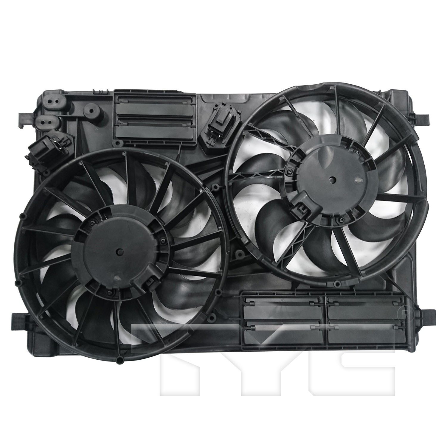 TYC Dual Radiator and Condenser Fan Assembly — image 2