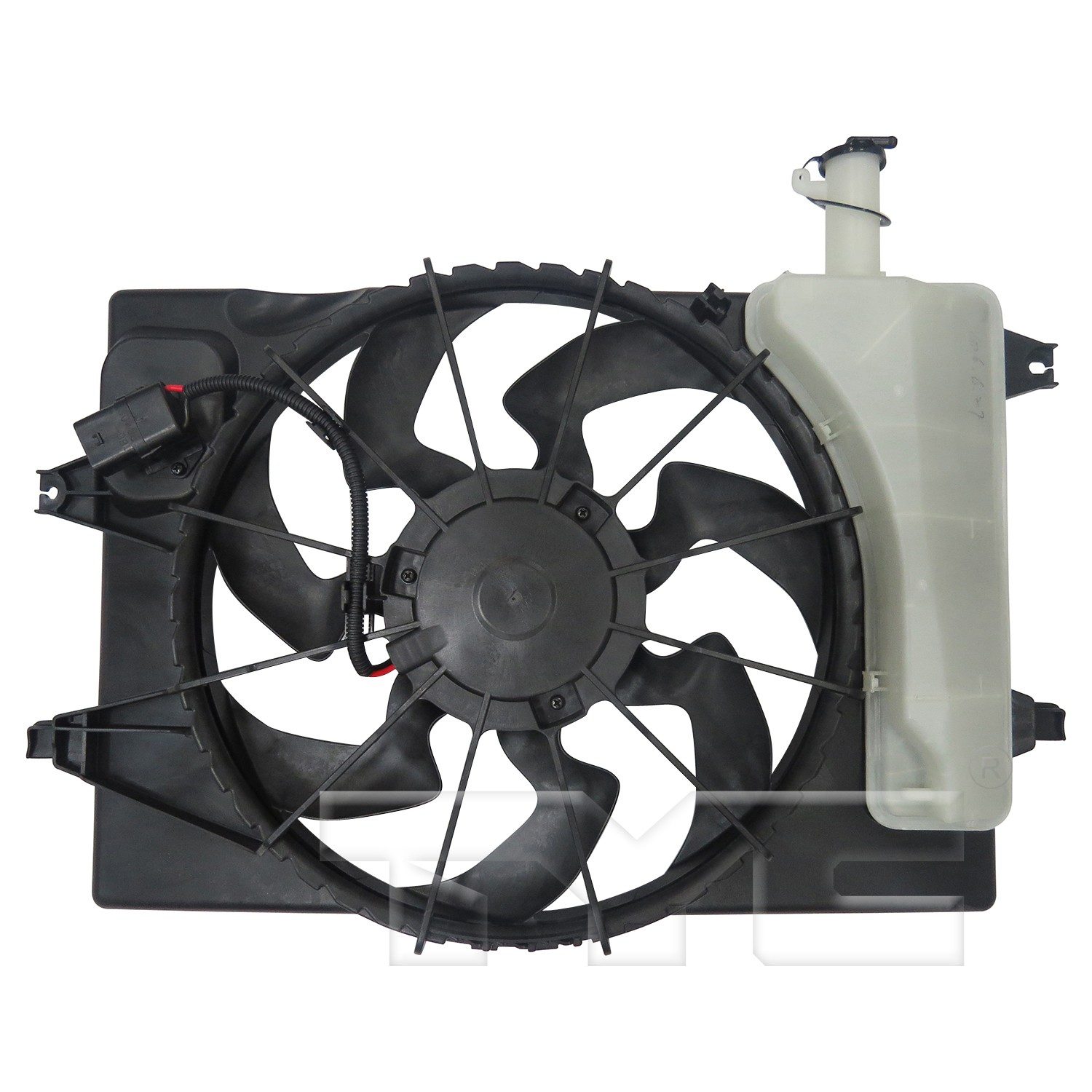 TYC Dual Radiator and Condenser Fan Assembly — image 2
