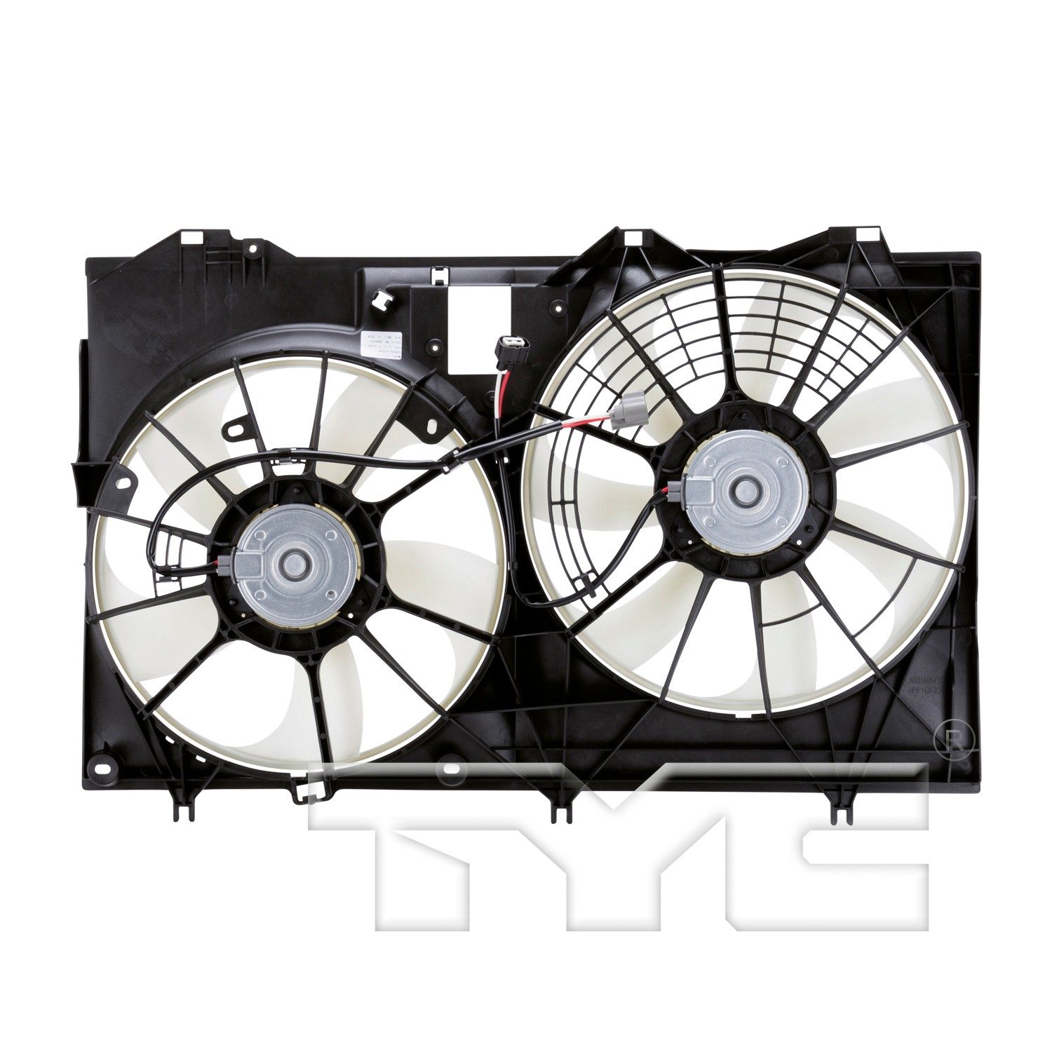 TYC Dual Radiator and Condenser Fan Assembly — image 2