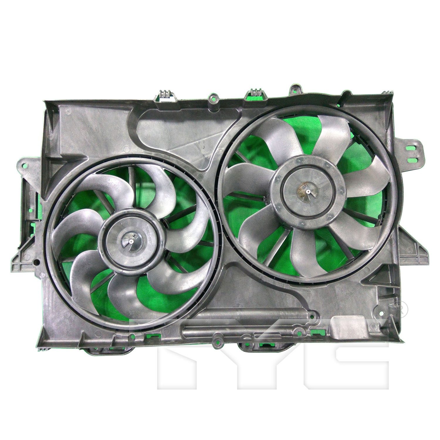 TYC Dual Radiator and Condenser Fan Assembly — image 2