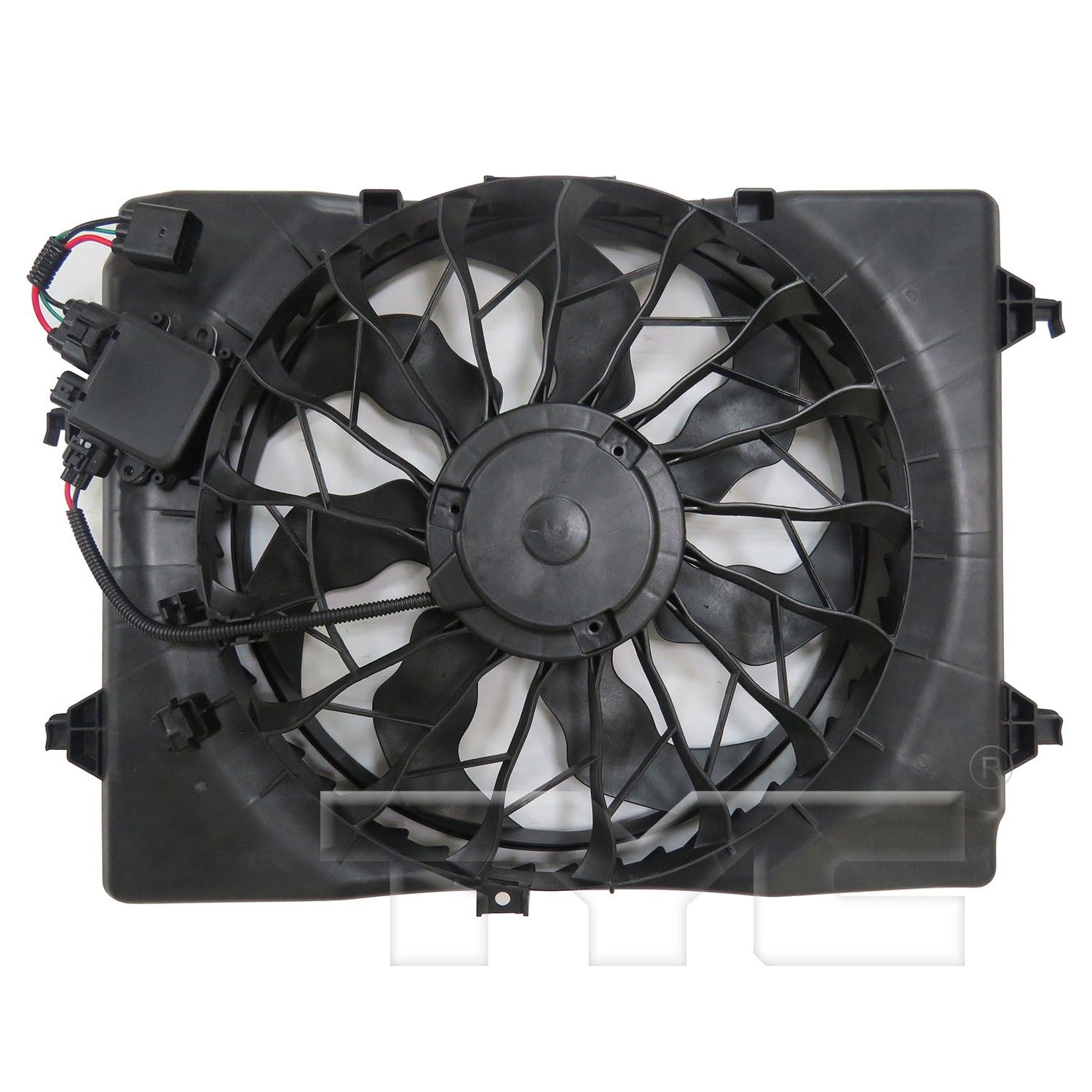 TYC Dual Radiator and Condenser Fan Assembly — image 2