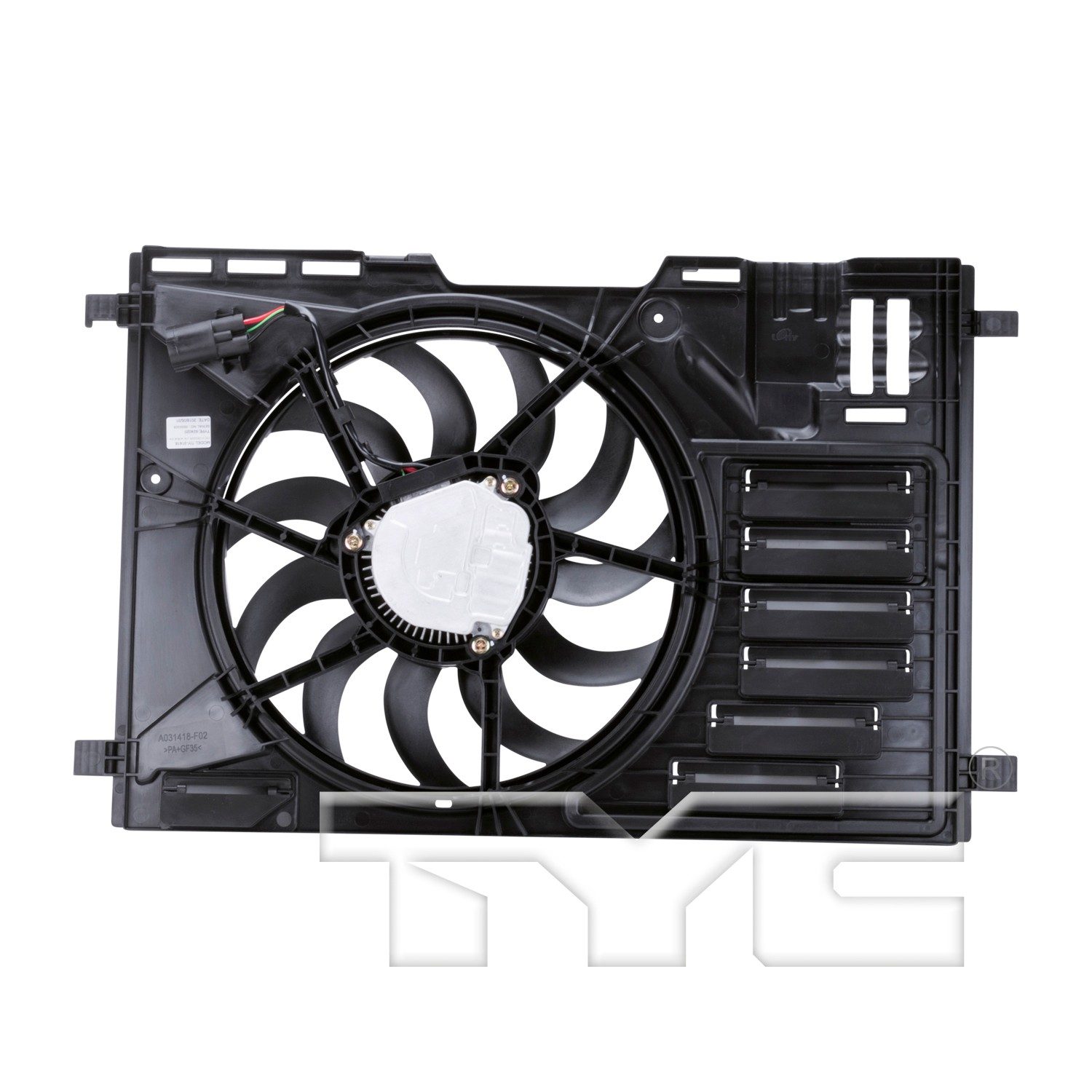 TYC Dual Radiator and Condenser Fan Assembly — image 2