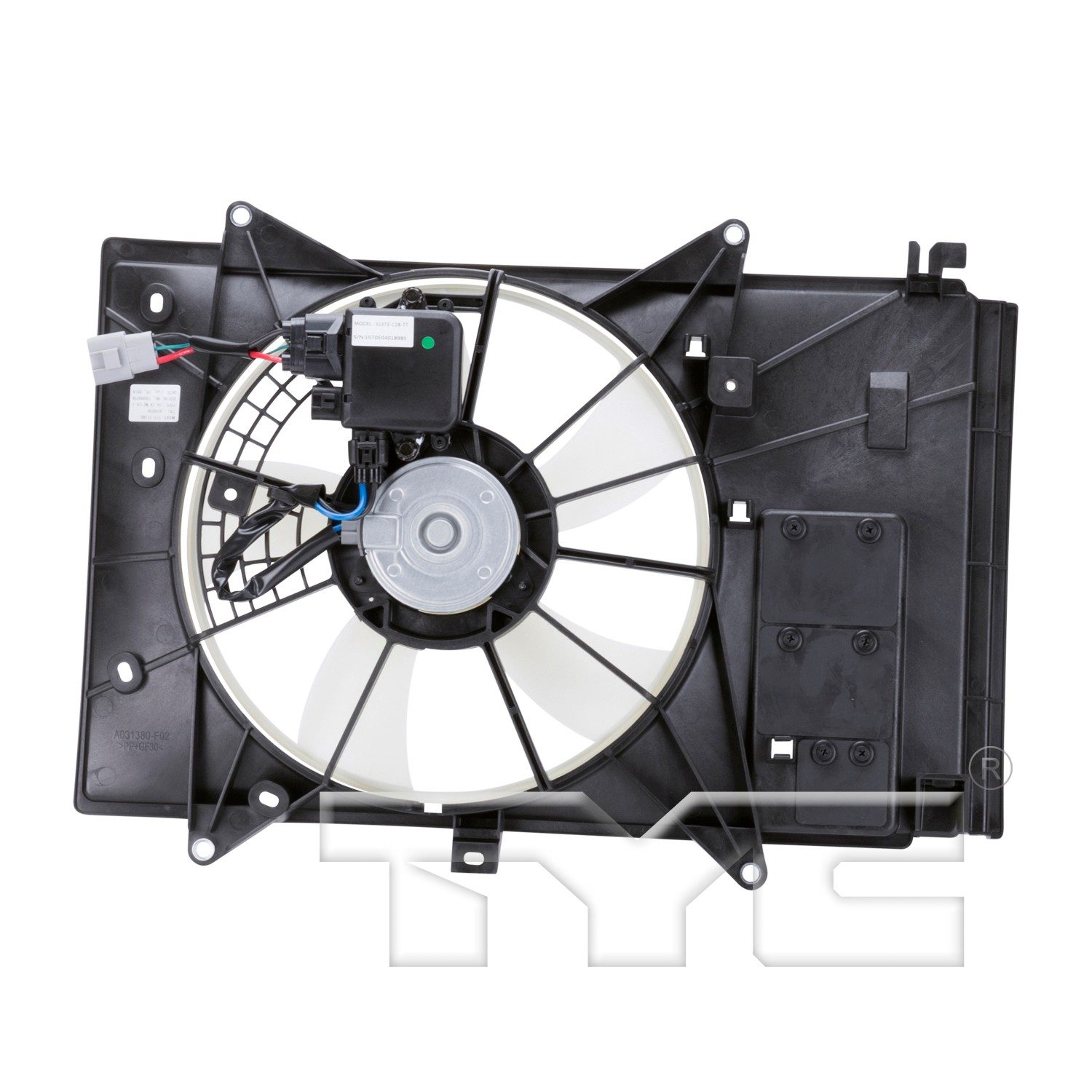 TYC Dual Radiator and Condenser Fan Assembly — image 2