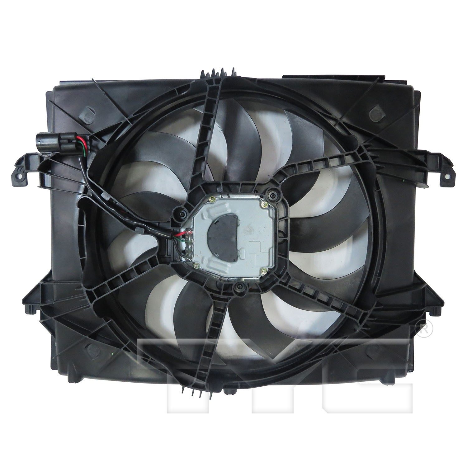 TYC Dual Radiator and Condenser Fan Assembly — image 2