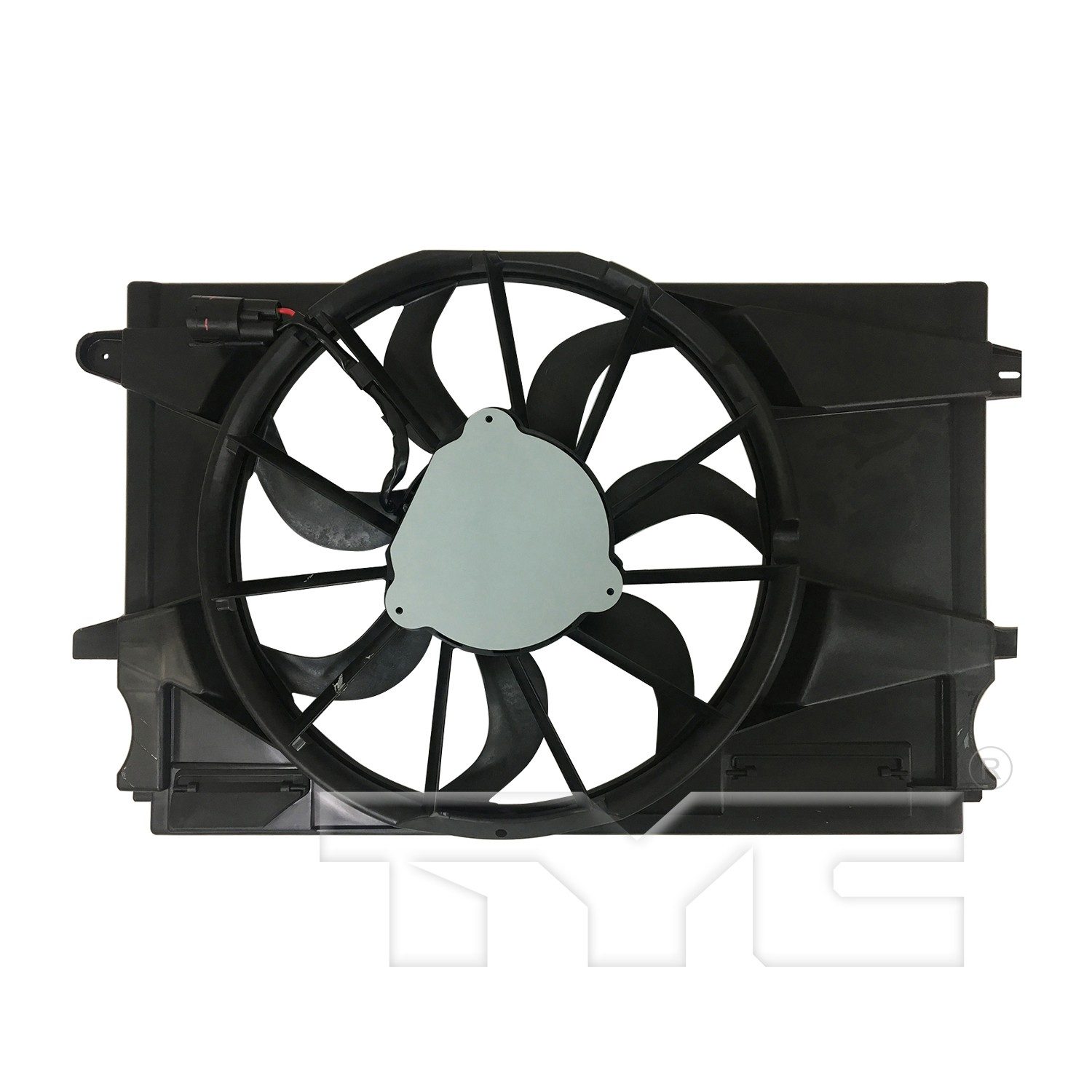 TYC Dual Radiator and Condenser Fan Assembly — image 2