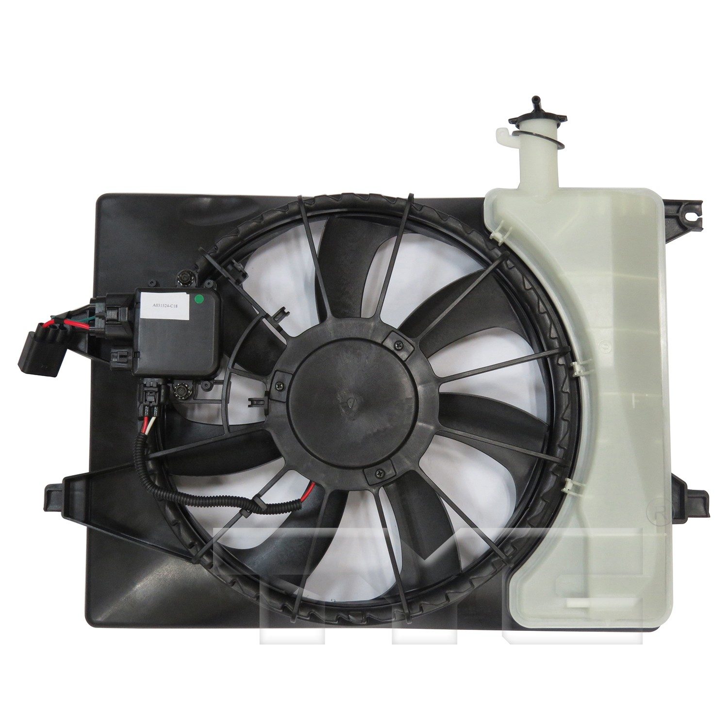 TYC Dual Radiator and Condenser Fan Assembly — image 2