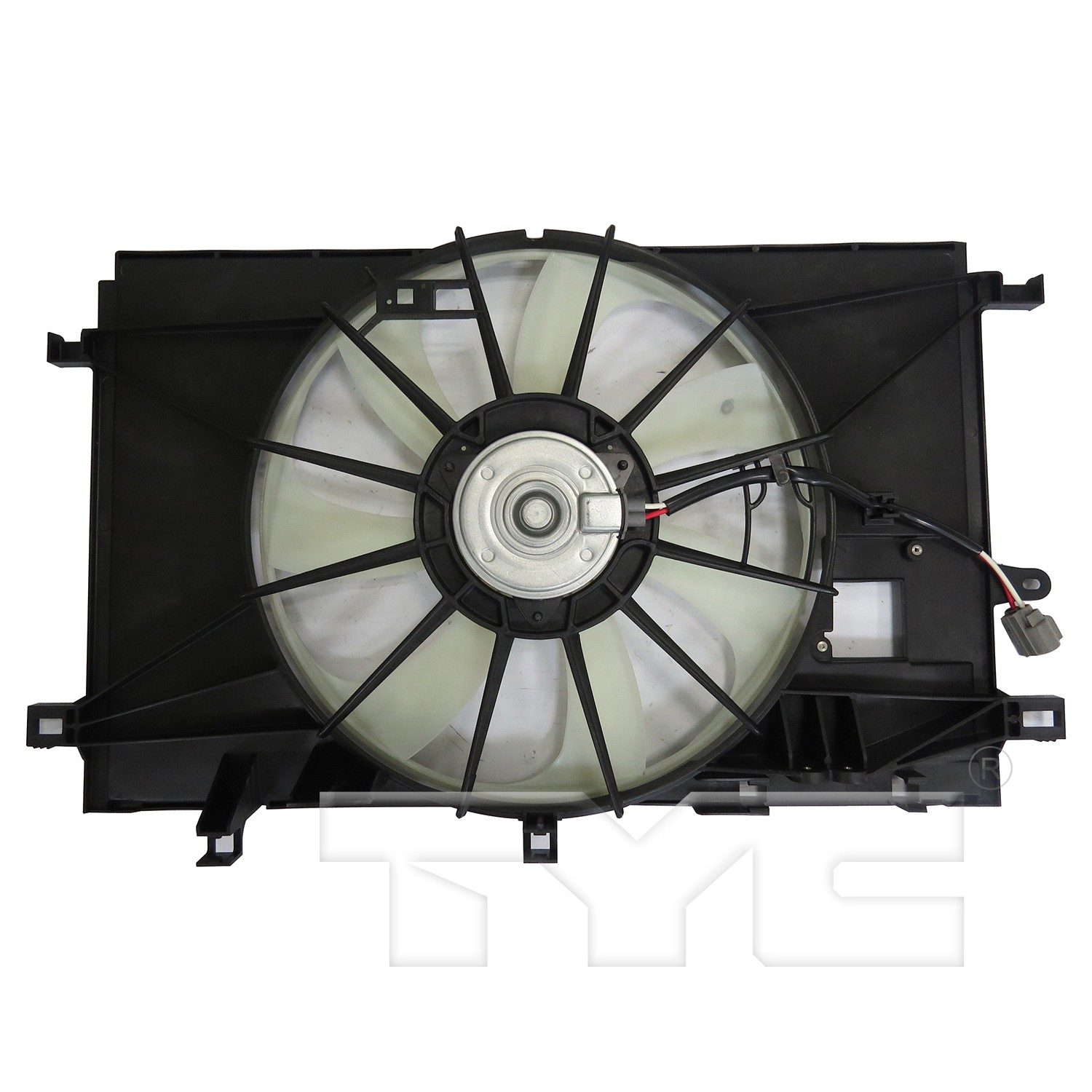 TYC Dual Radiator and Condenser Fan Assembly — image 2