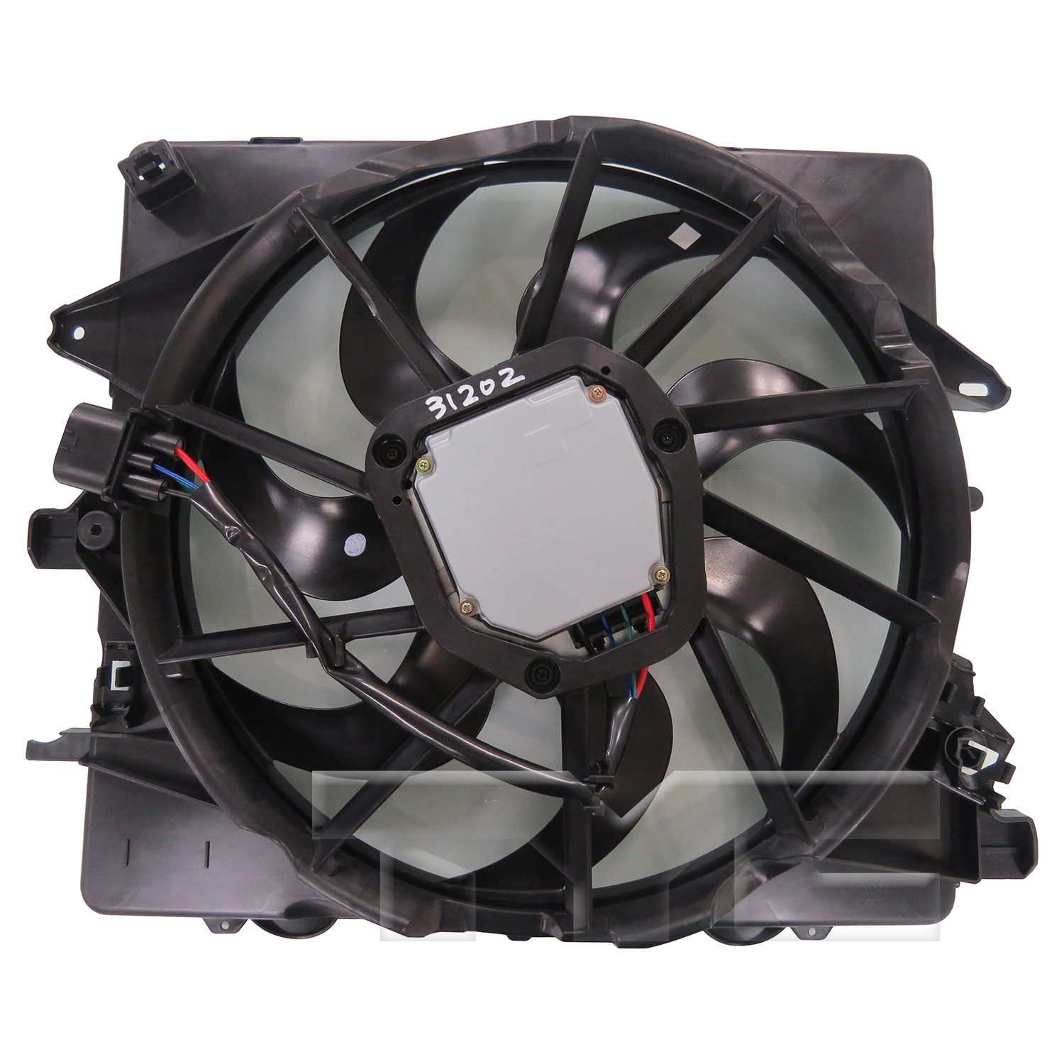 TYC Dual Radiator and Condenser Fan Assembly — image 2