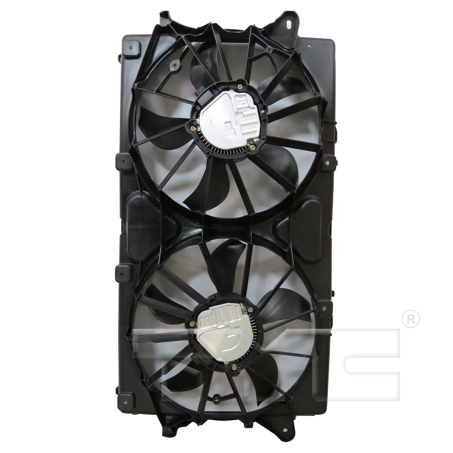 TYC Dual Radiator and Condenser Fan Assembly