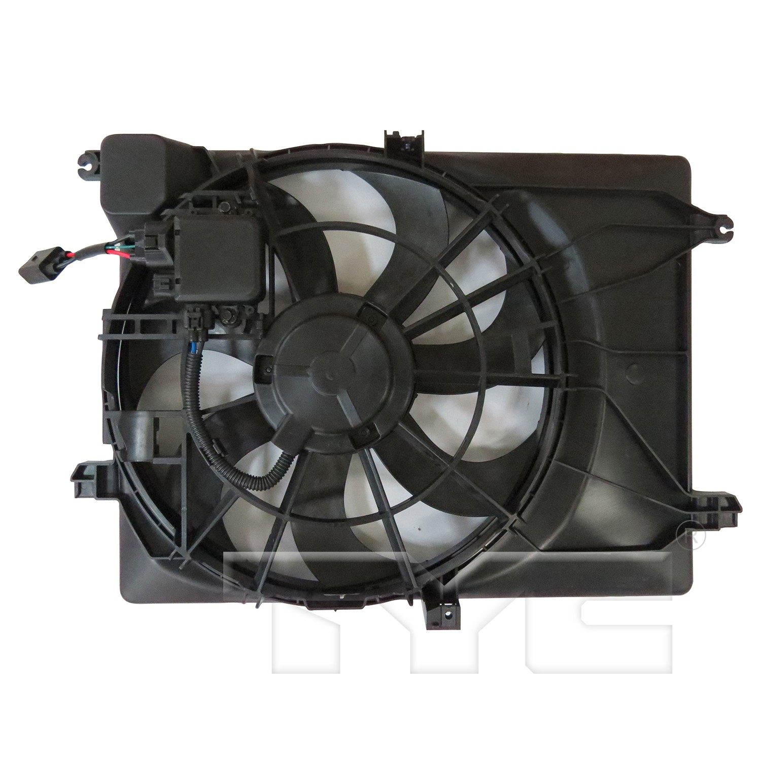 TYC Dual Radiator and Condenser Fan Assembly — image 2
